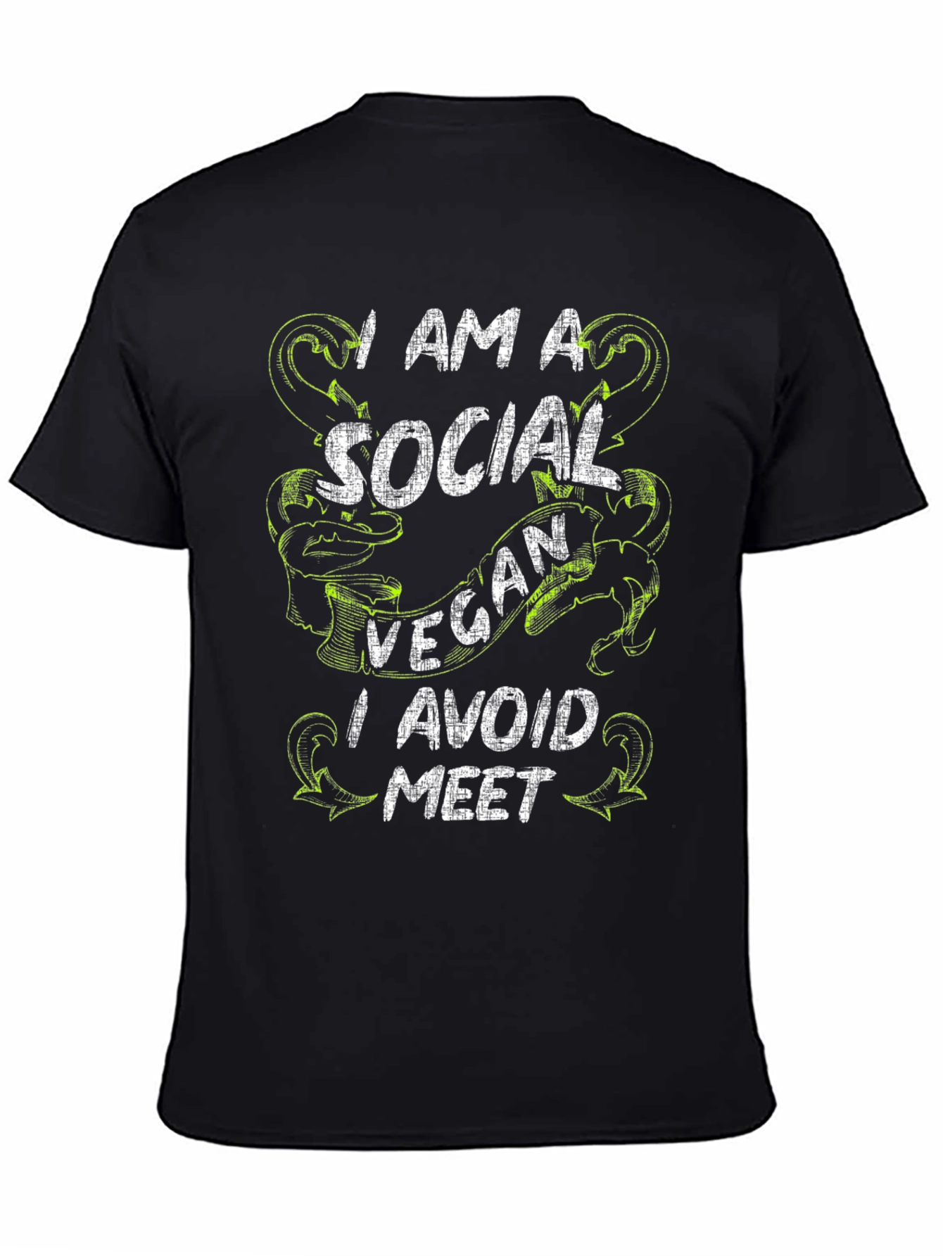 Social Vegan T-Shirt - Avoid the Meet