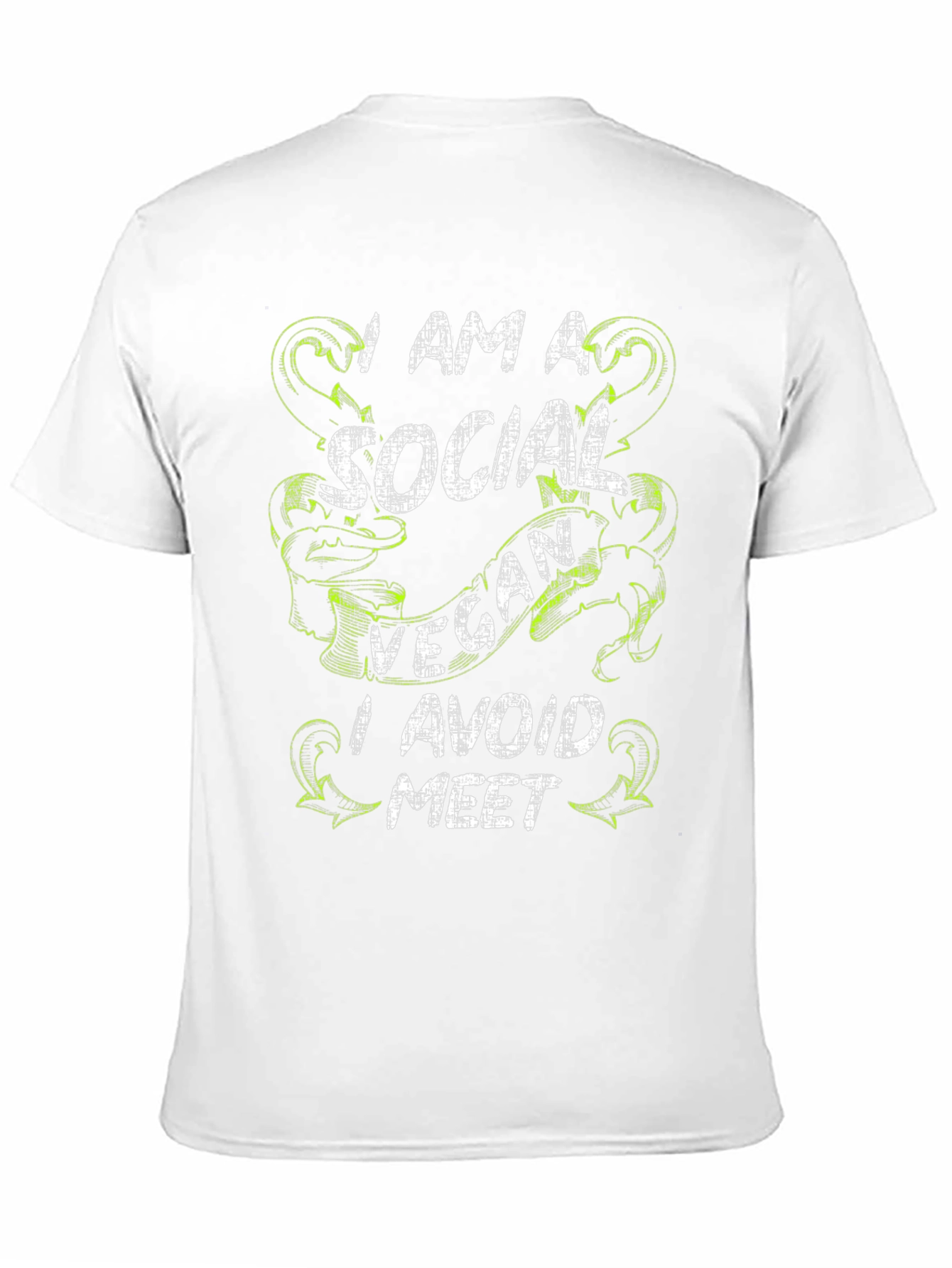 Social Vegan T-Shirt - Avoid the Meet