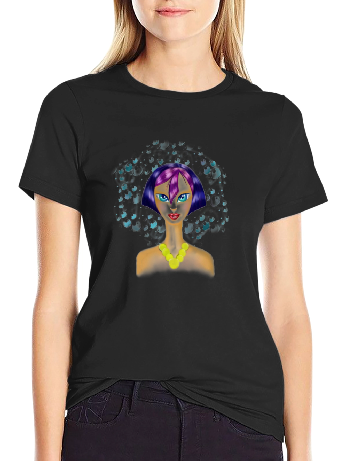 Unique Graphic Tee - Afro Pop Art