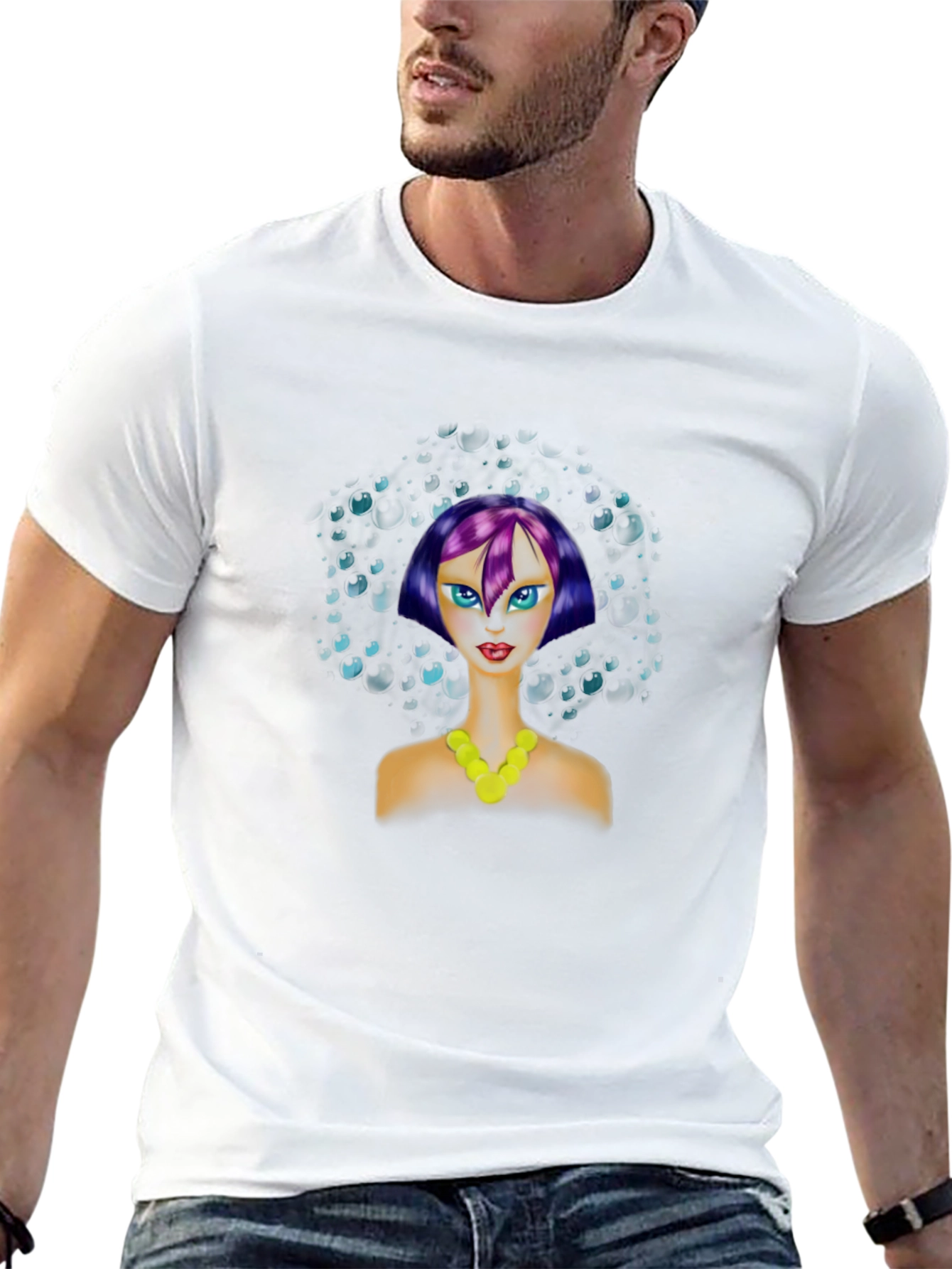 Unique Graphic Tee - Afro Pop Art