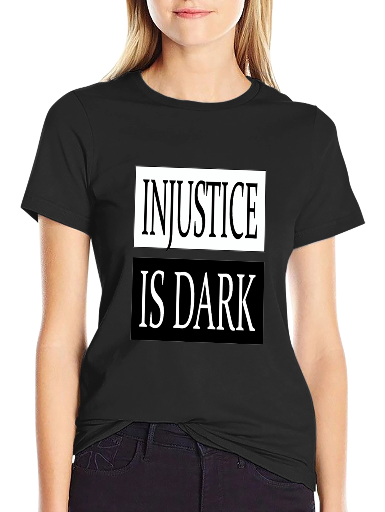 Injustice Is Dark Graphic T-Shirt