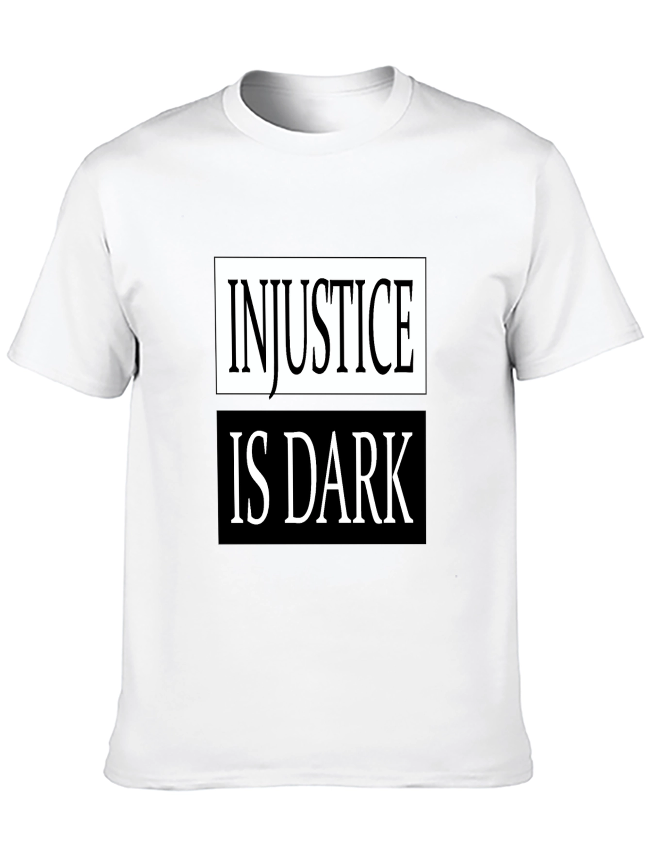 Injustice Is Dark Graphic T-Shirt