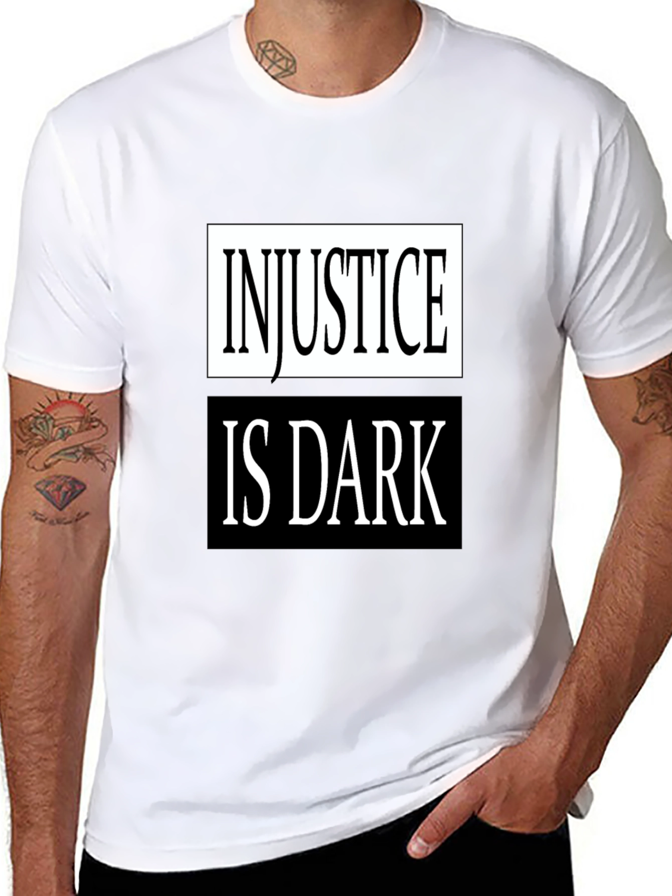 Injustice Is Dark Graphic T-Shirt