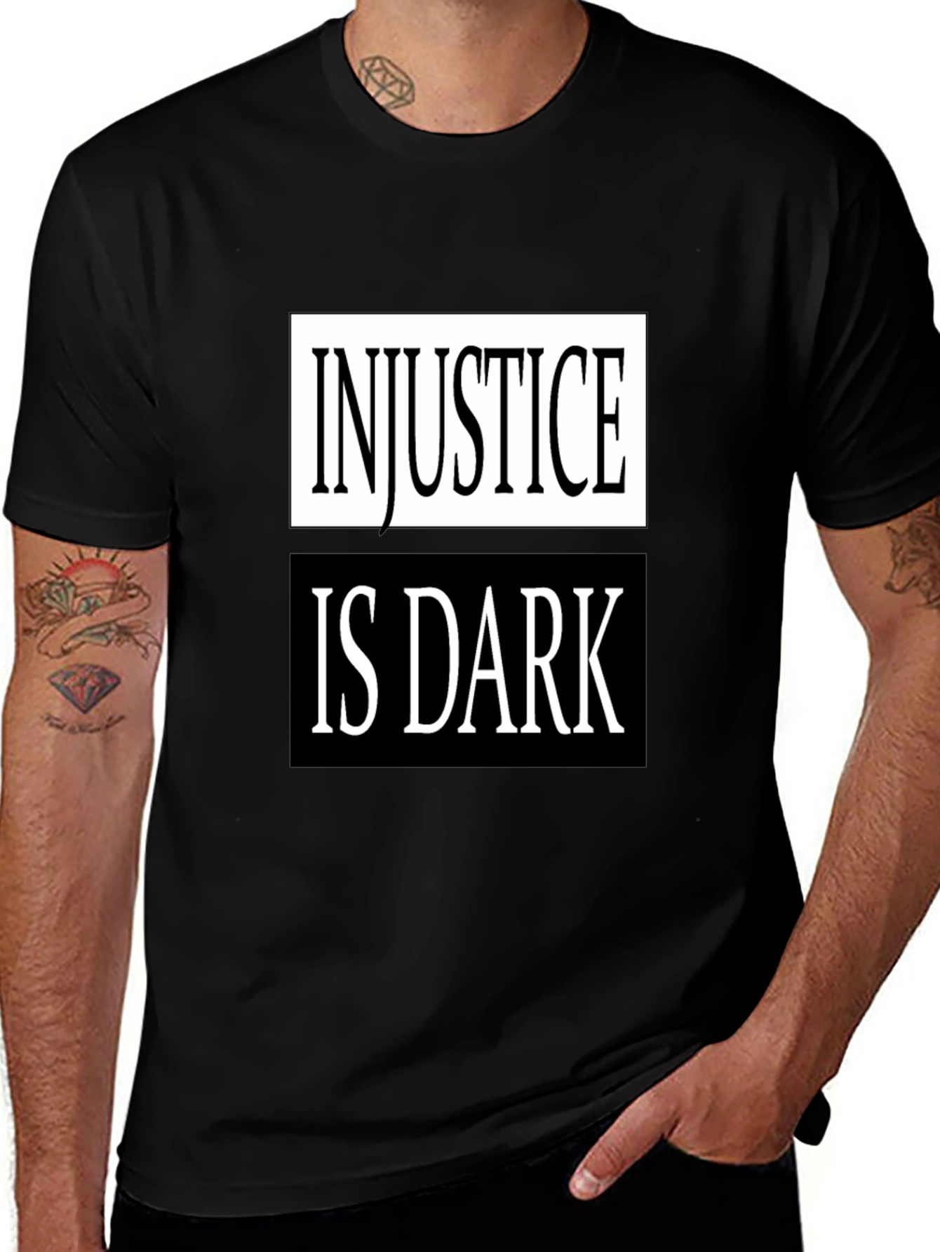 Injustice Is Dark Graphic T-Shirt