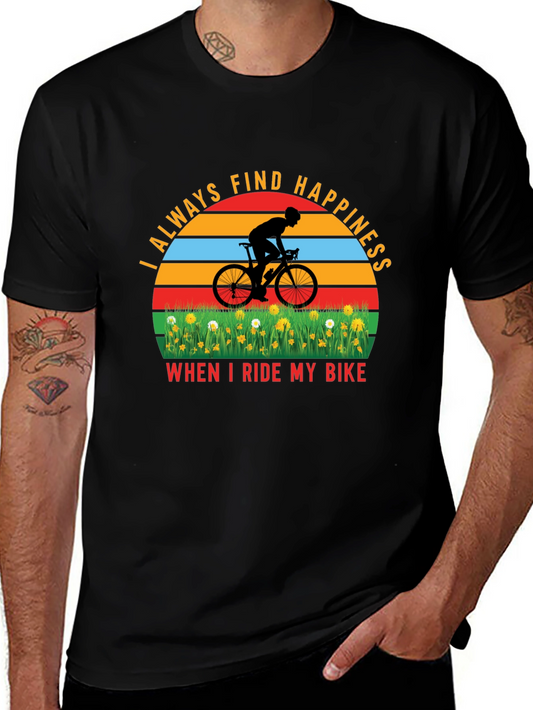 Cycling Happiness T-Shirt - Ride Your Bike!