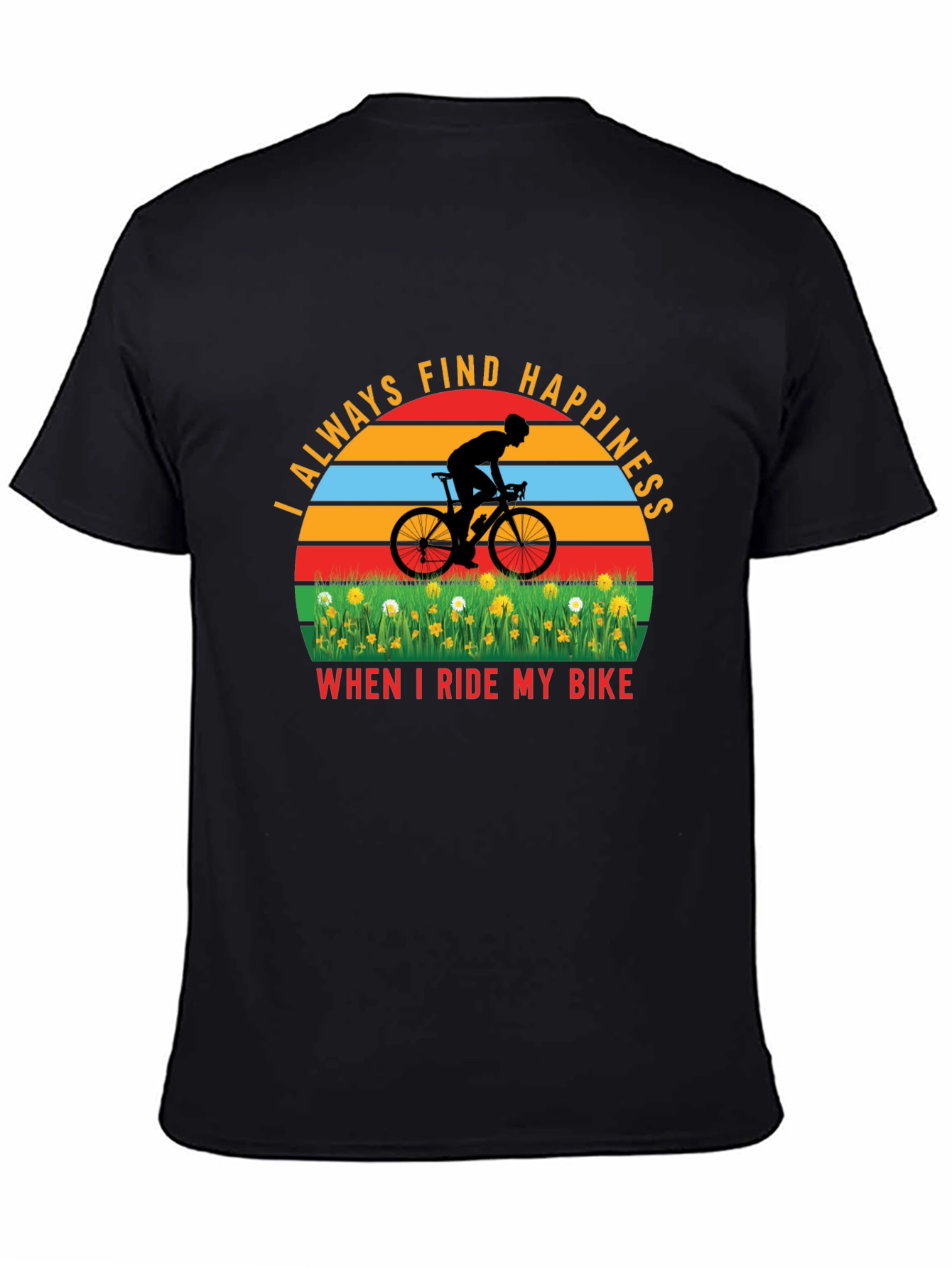 Cycling Happiness T-Shirt - Ride Your Bike!