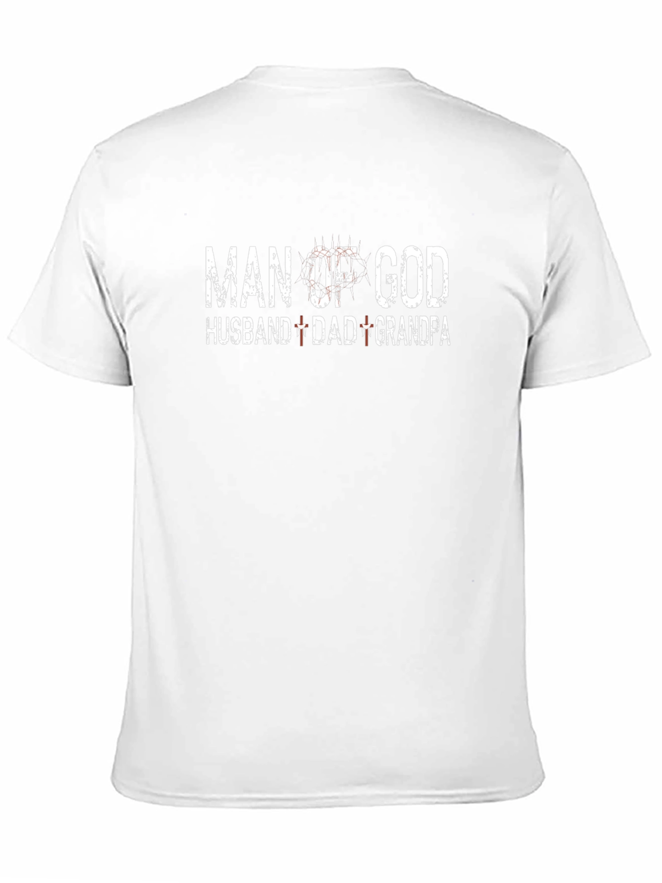 Man of God Husband Dad Grandfa T-Shirt
