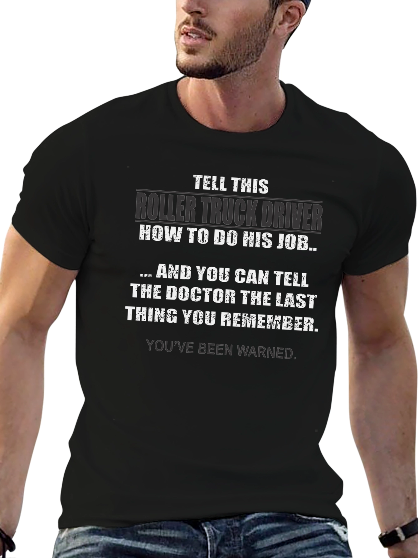 Roller Truck Driver Novelty T-Shirt