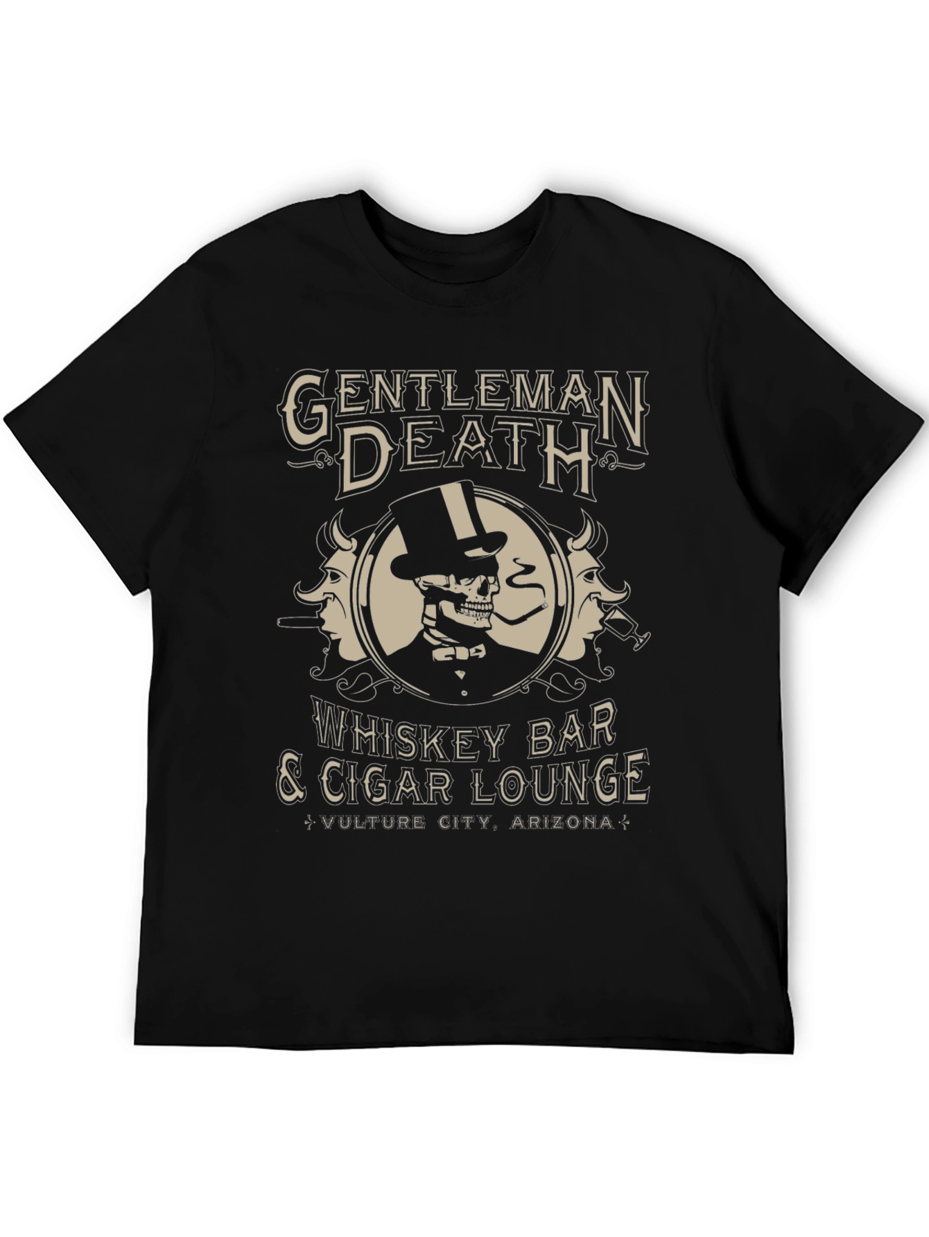Gentleman Death Whiskey Bar T-Shirt