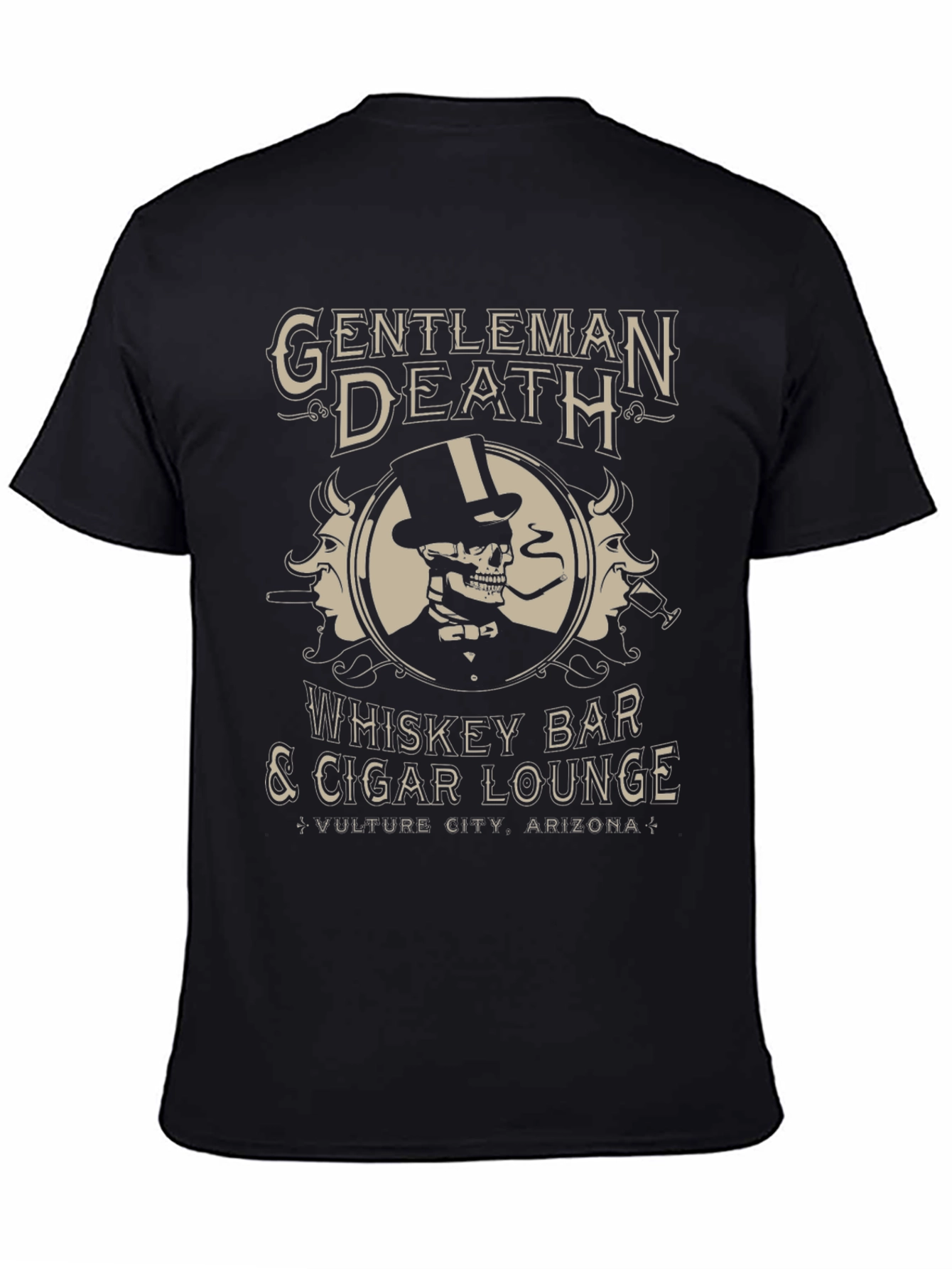 Gentleman Death Whiskey Bar T-Shirt