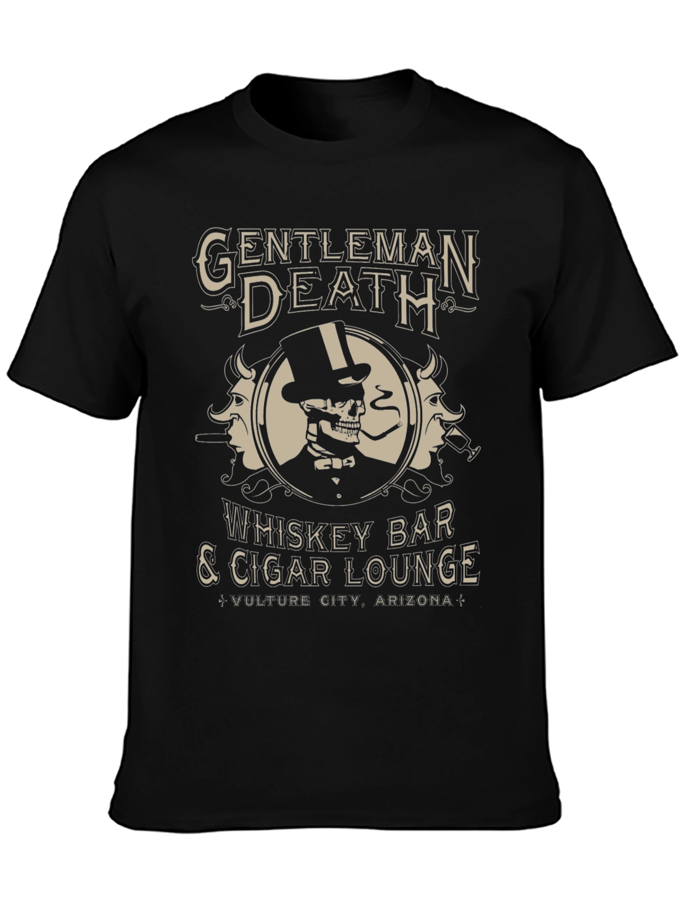 Gentleman Death Whiskey Bar T-Shirt