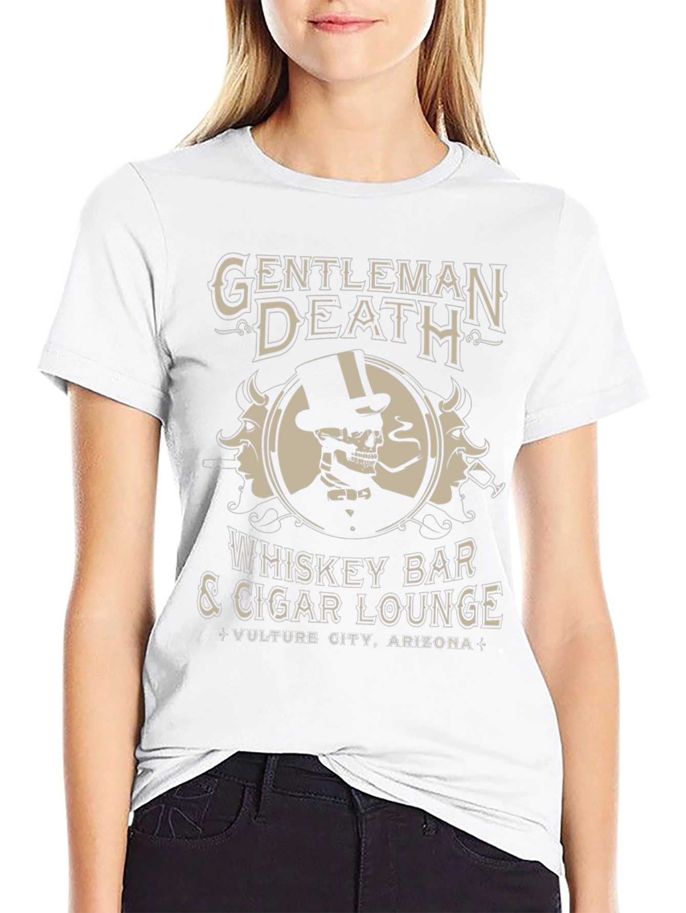 Gentleman Death Whiskey Bar T-Shirt