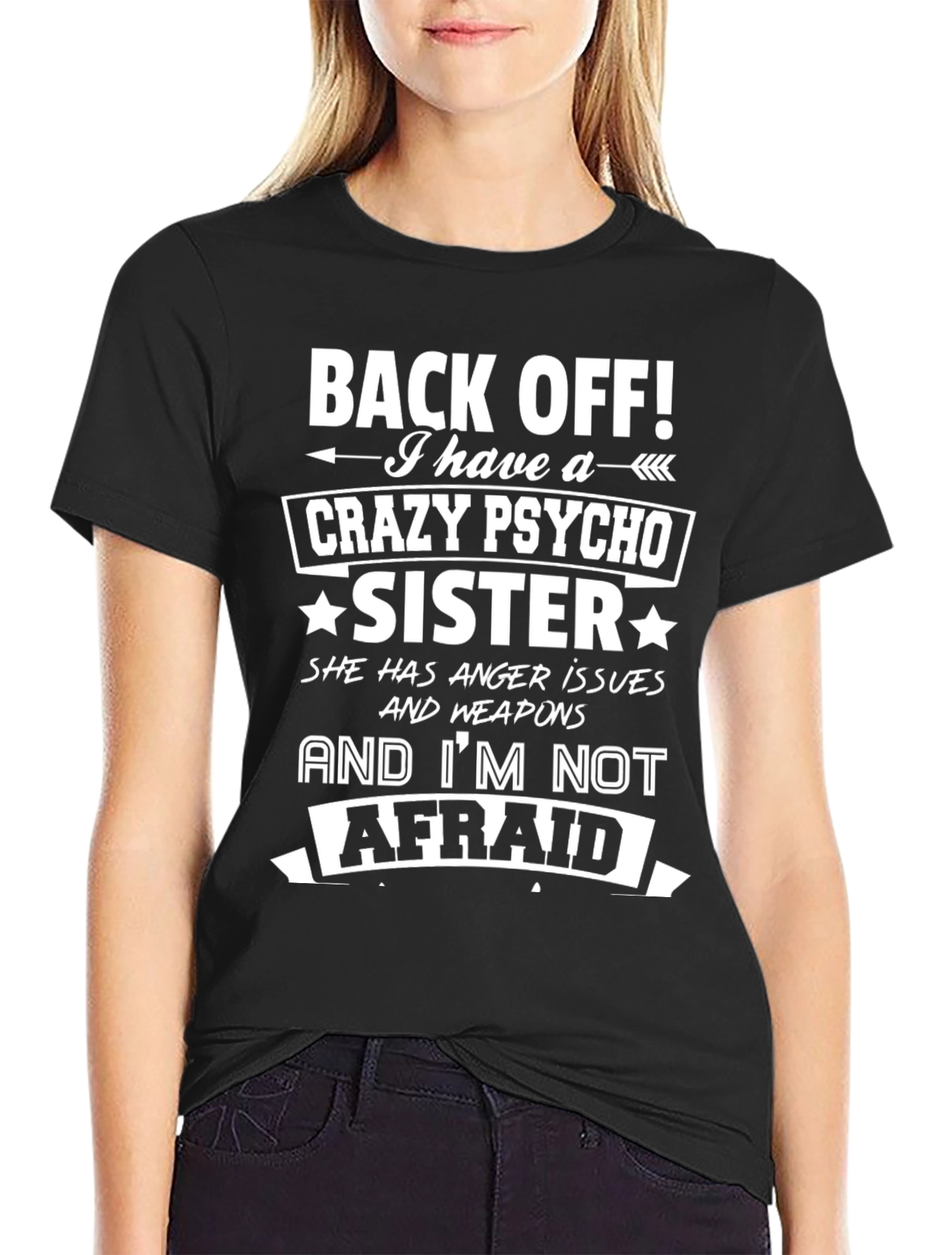 Crazy Psycho Sister Graphic Tee