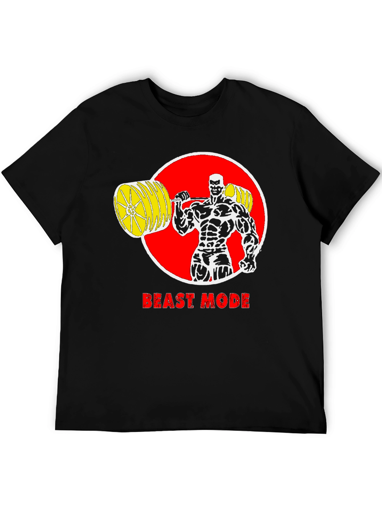 Beast Mode T-Shirt: Bodybuilder Design