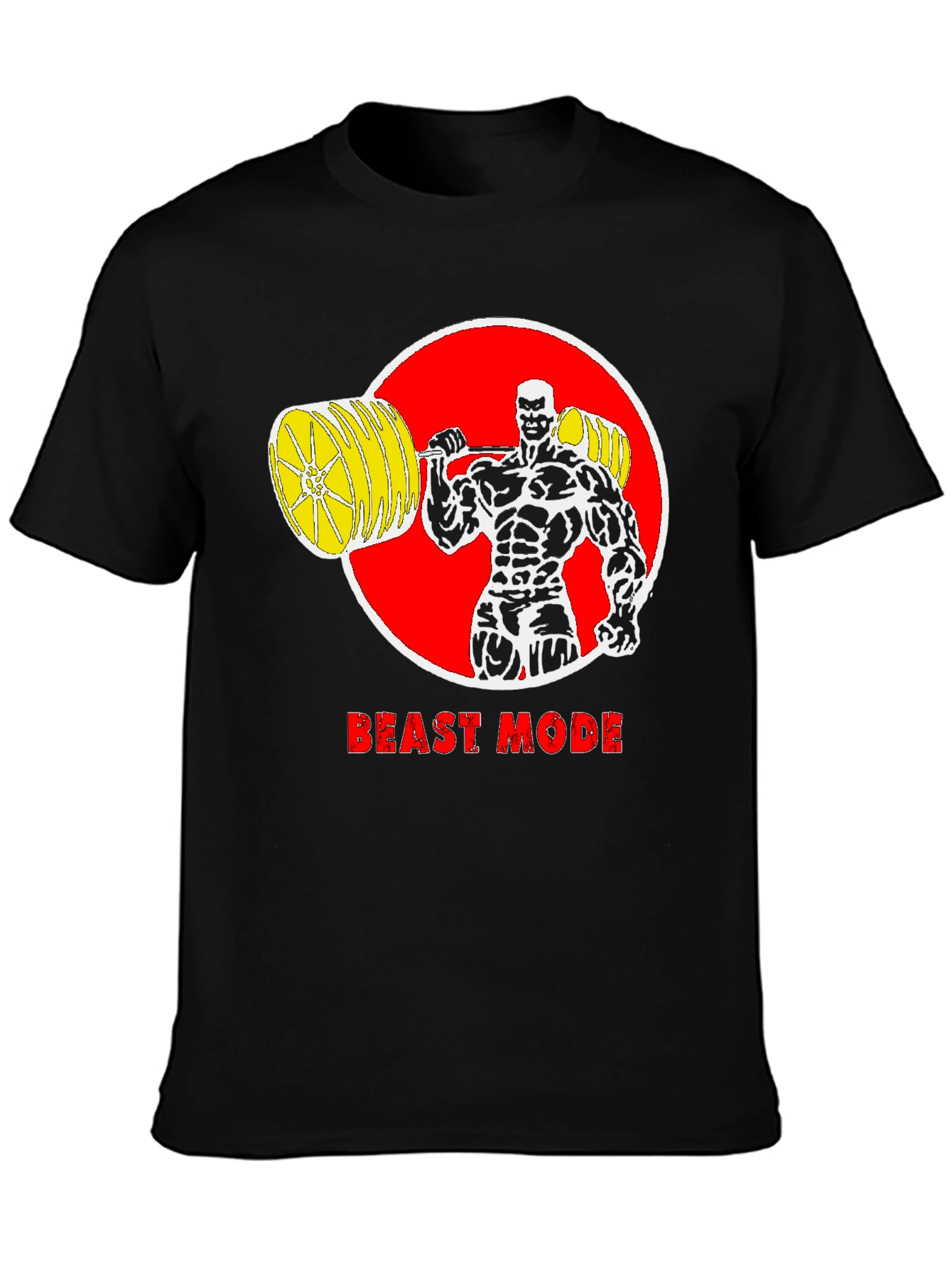 Beast Mode T-Shirt: Bodybuilder Design