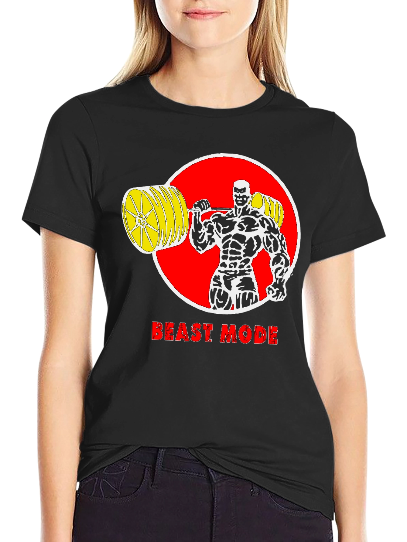 Beast Mode T-Shirt: Bodybuilder Design