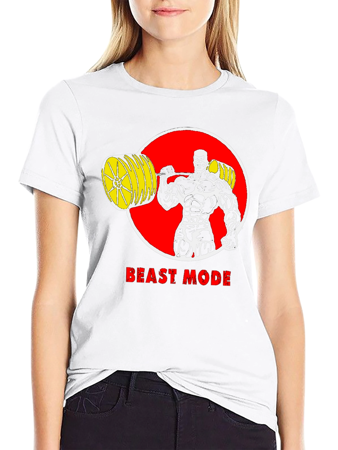 Beast Mode T-Shirt: Bodybuilder Design