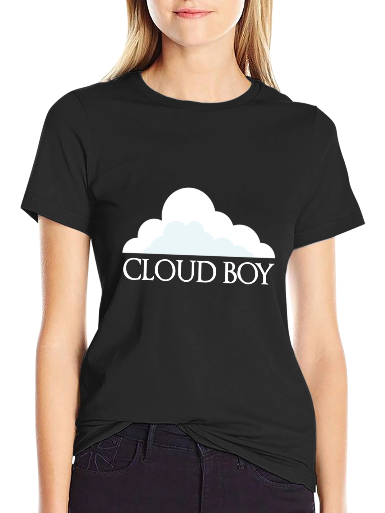 Cloud Boy Graphic Tee - Trendy Comfort