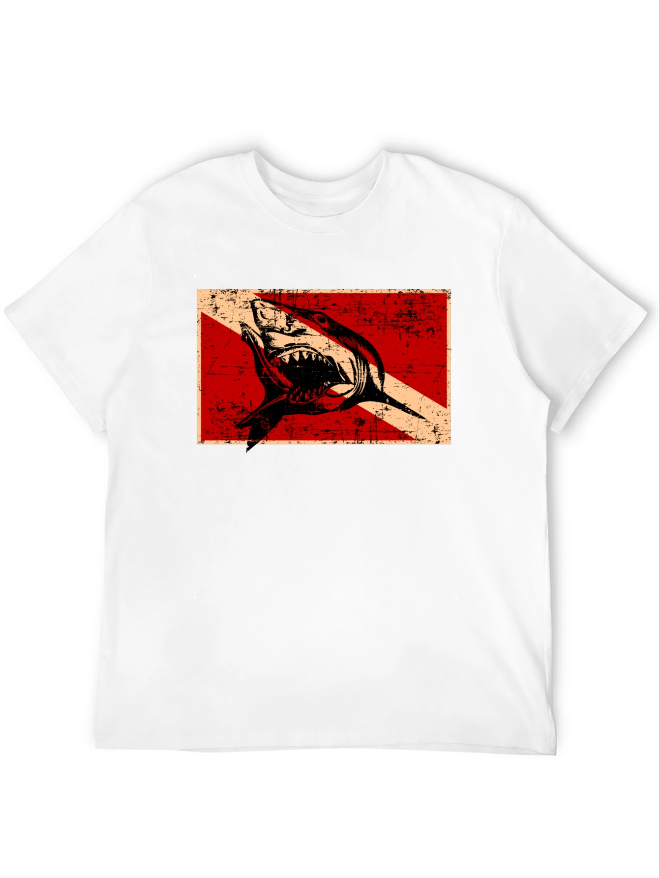 Diver Down Shark T-Shirt - Scuba Diving Tee
