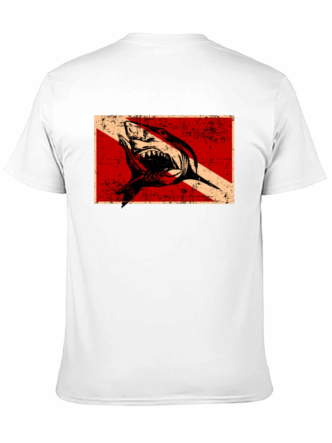 Diver Down Shark T-Shirt - Scuba Diving Tee