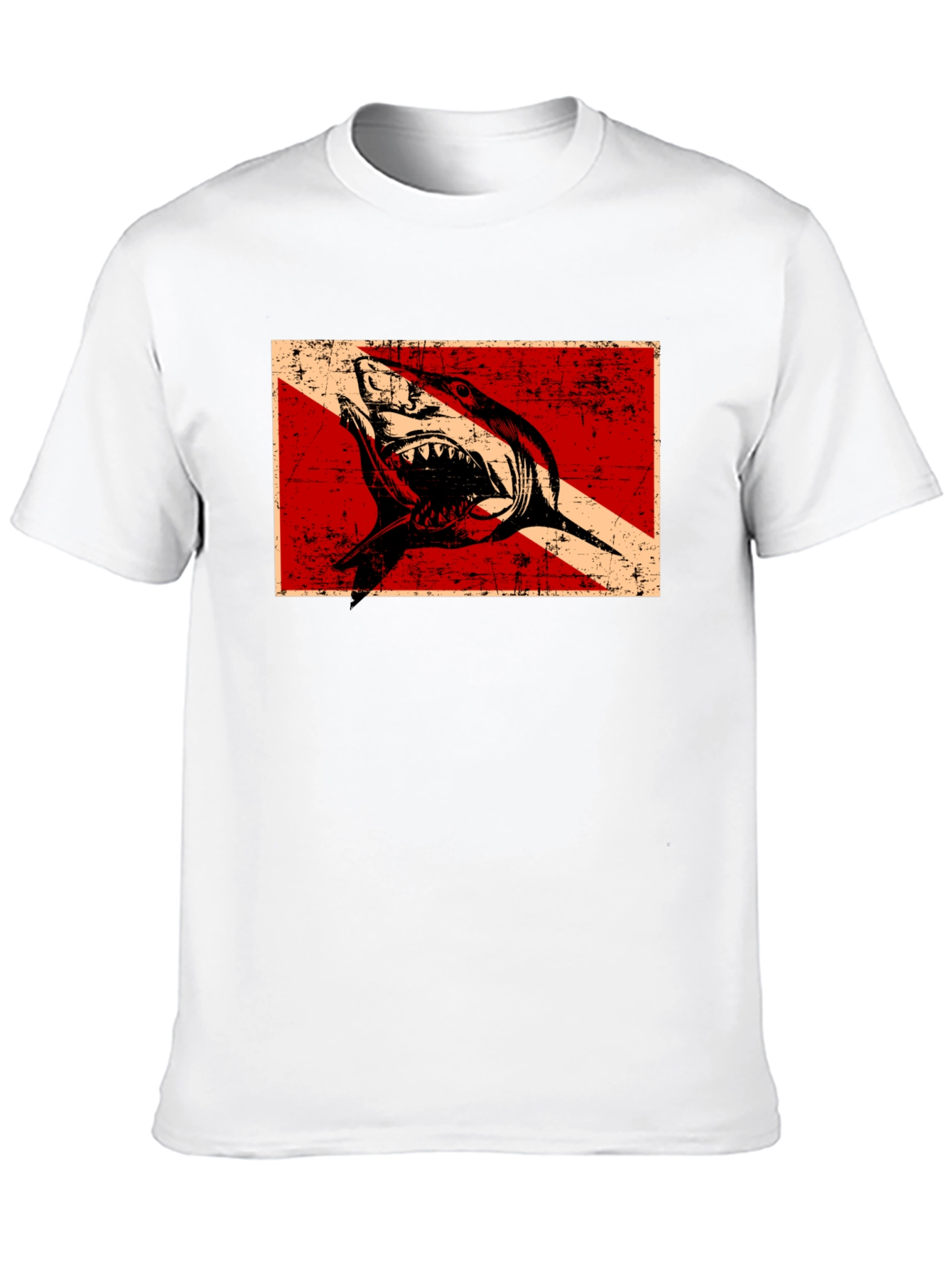 Diver Down Shark T-Shirt - Scuba Diving Tee