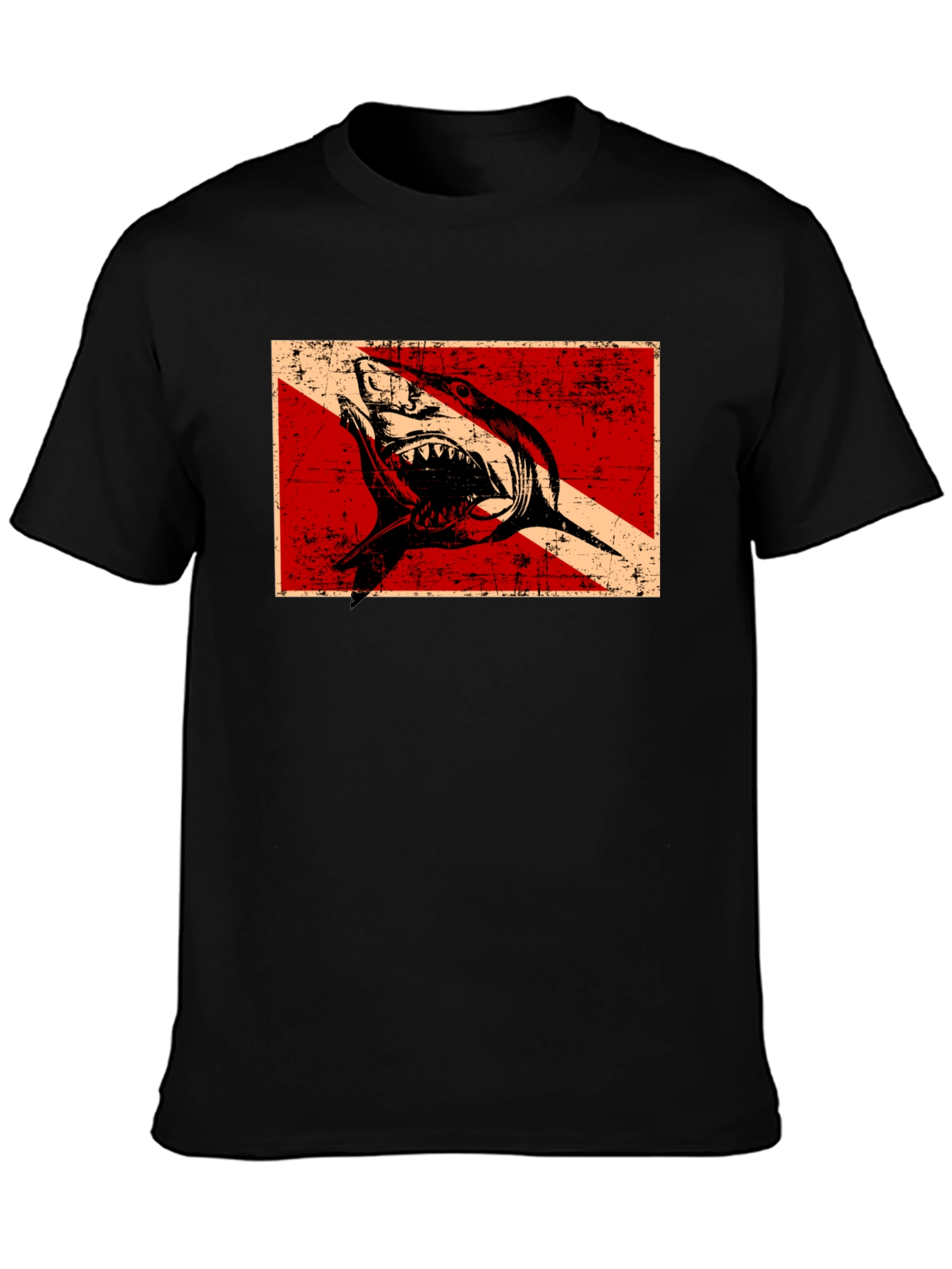 Diver Down Shark T-Shirt - Scuba Diving Tee