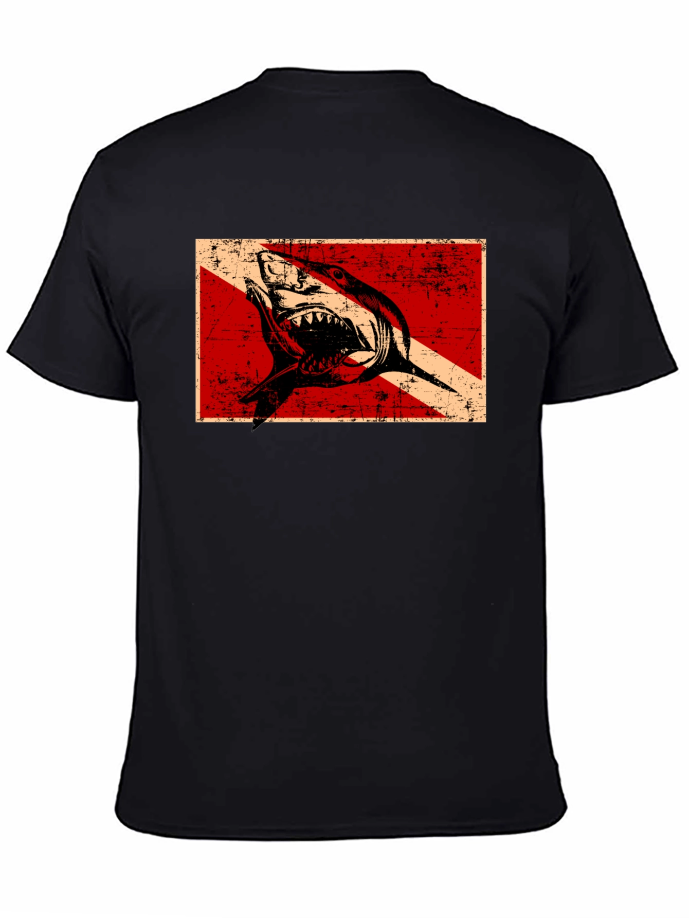 Diver Down Shark T-Shirt - Scuba Diving Tee