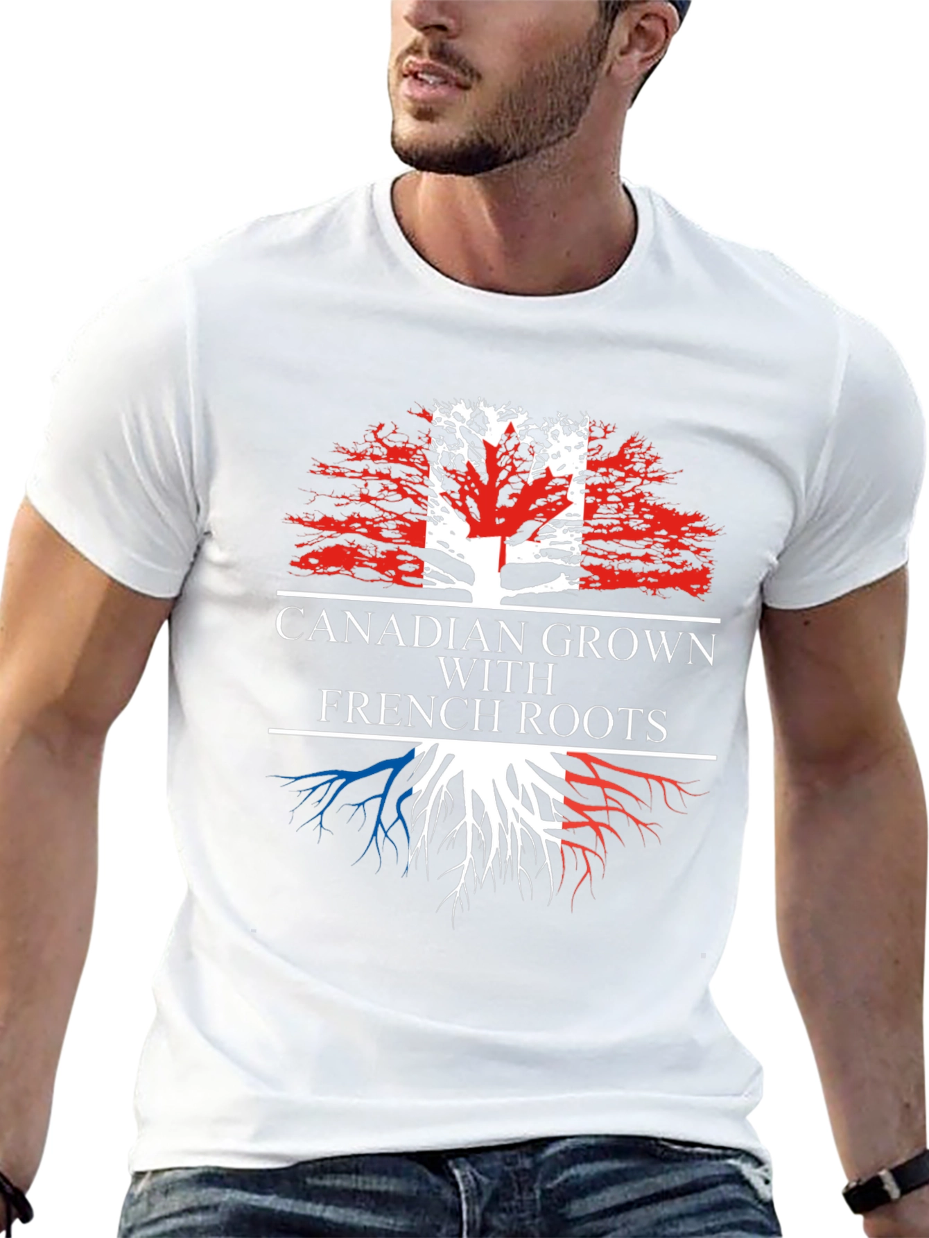 Canadian Grown French Roots Graphic Tee