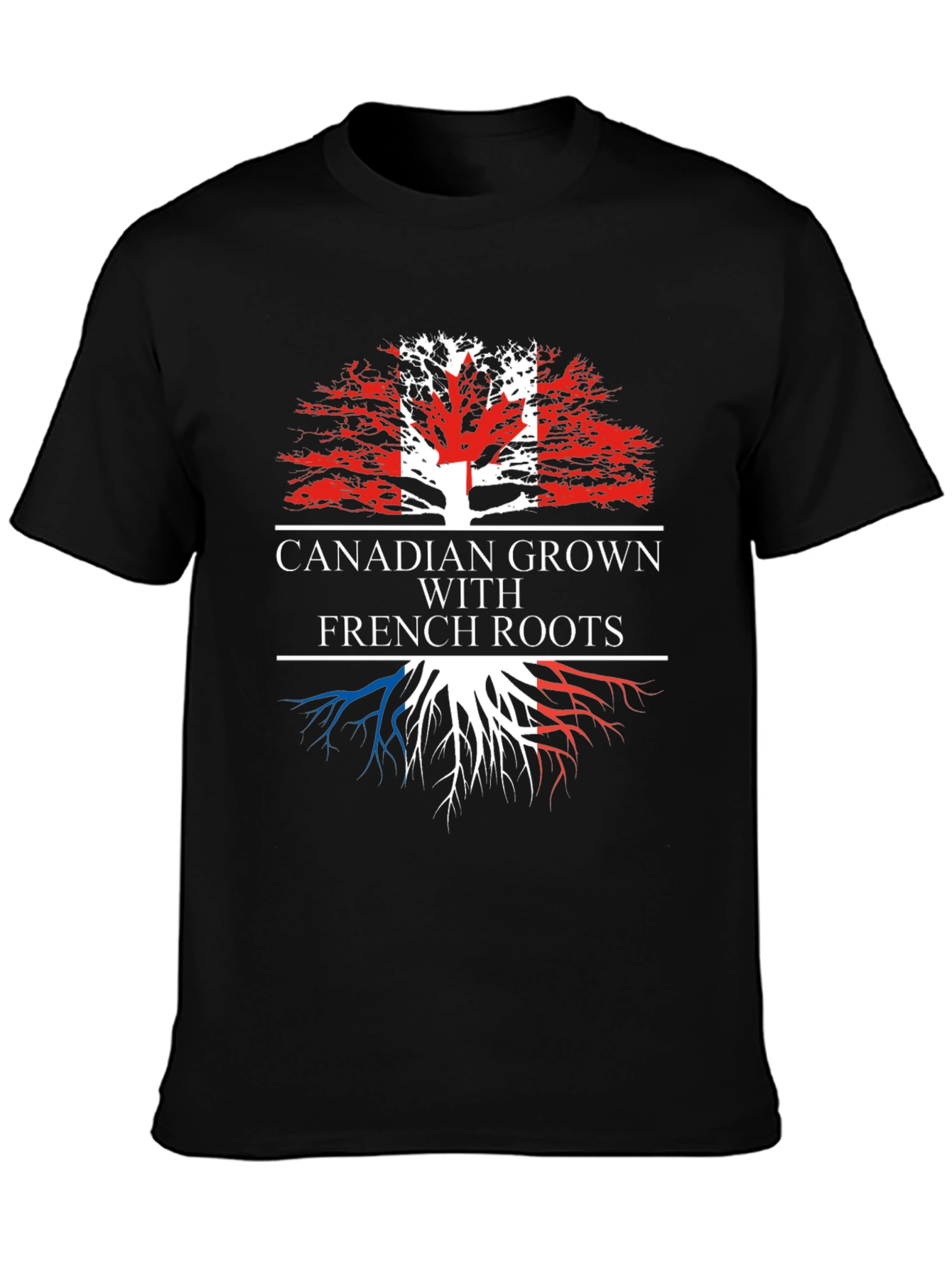 Canadian Grown French Roots Graphic Tee