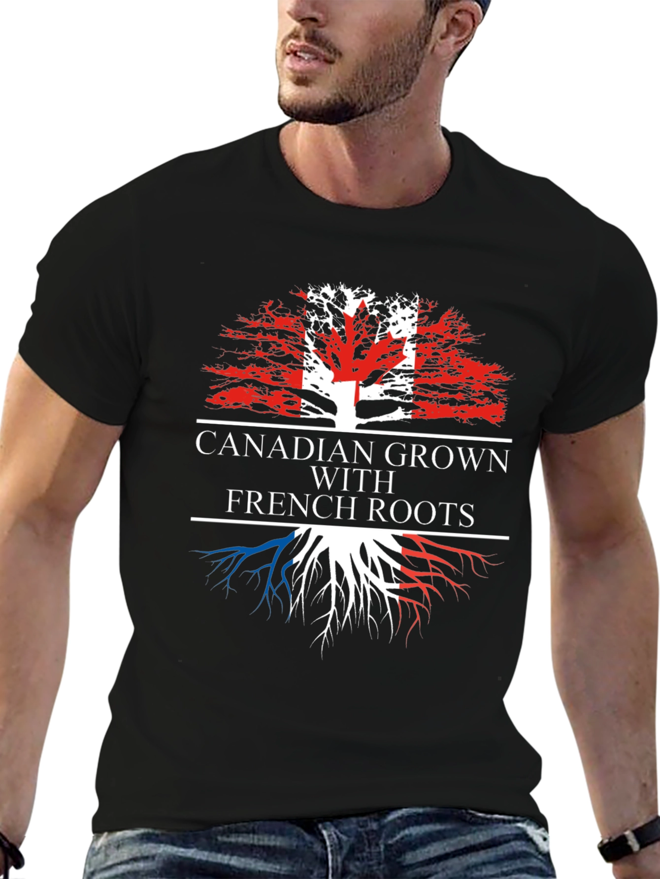 Canadian Grown French Roots Graphic Tee