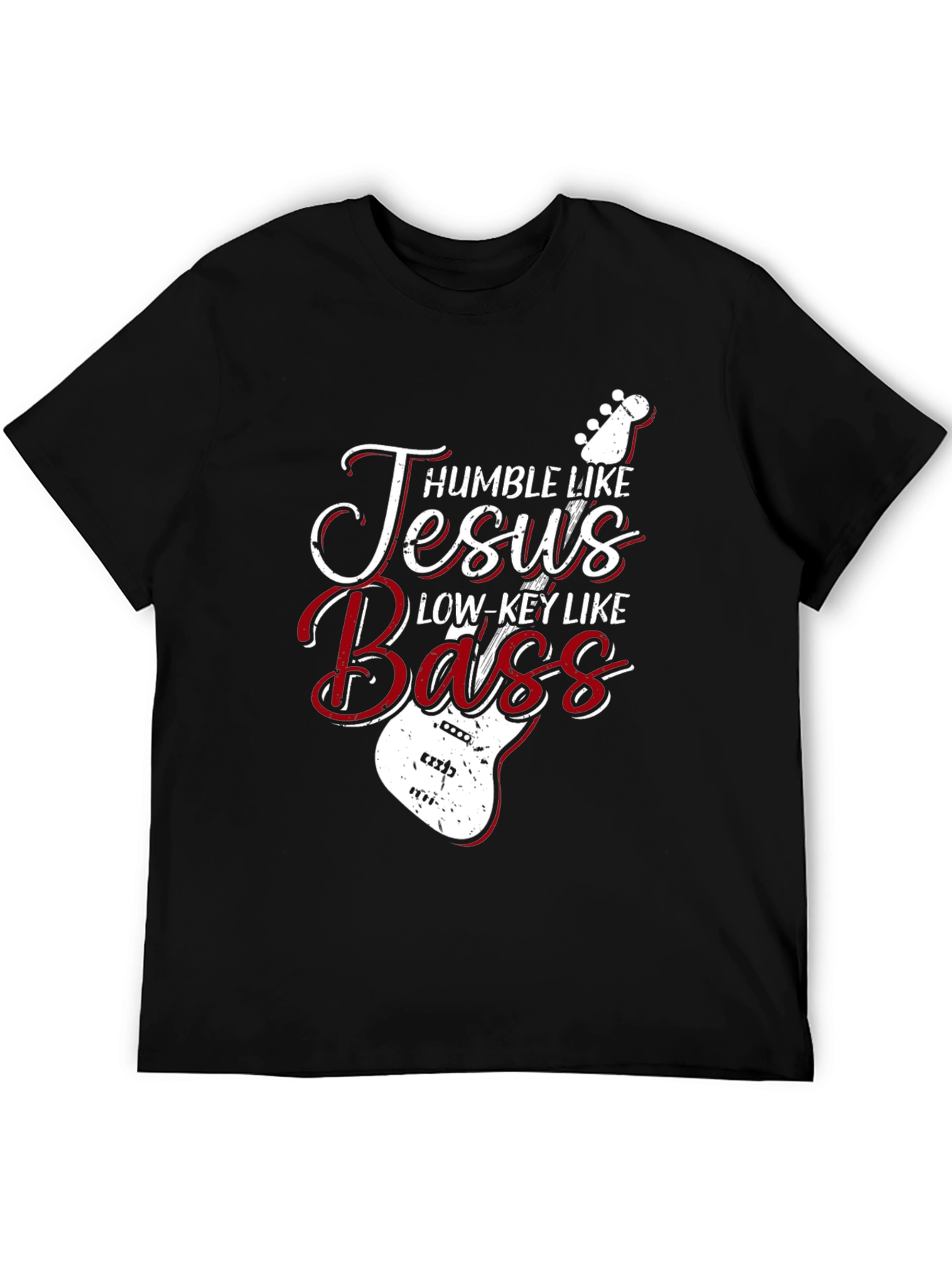 Humble Like Jesus Bass Guitar T-Shirt