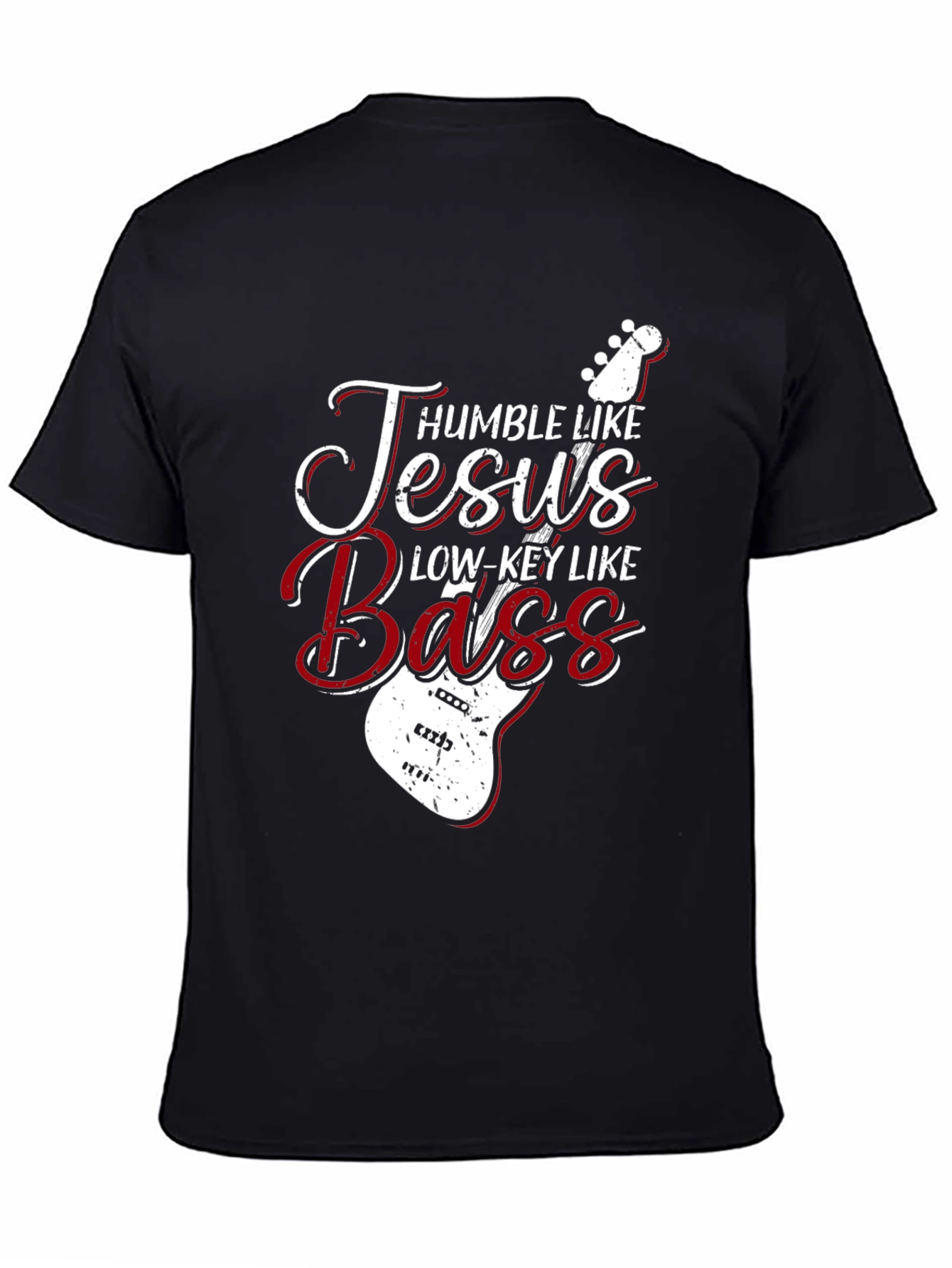 Humble Like Jesus Bass Guitar T-Shirt