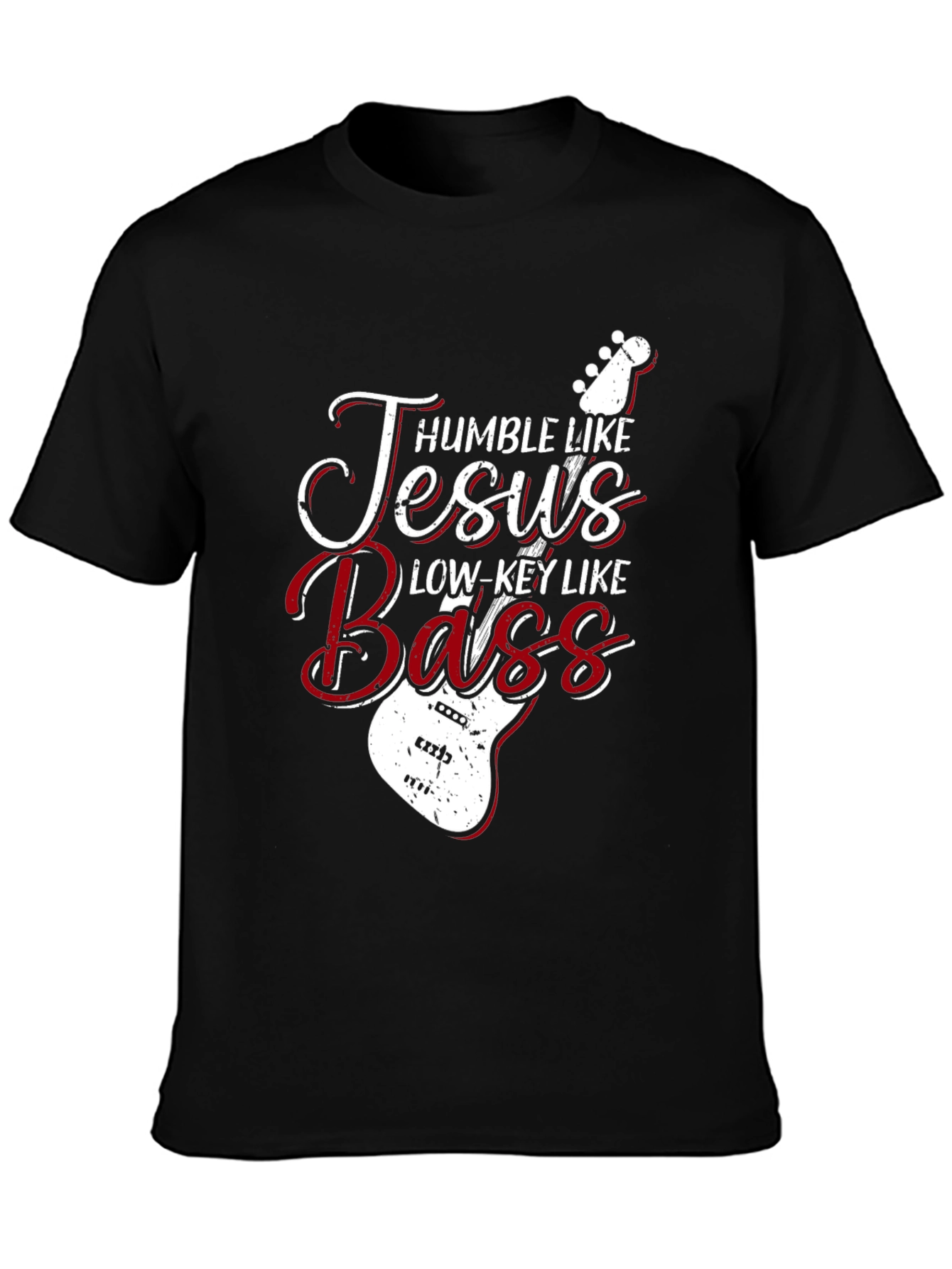 Humble Like Jesus Bass Guitar T-Shirt
