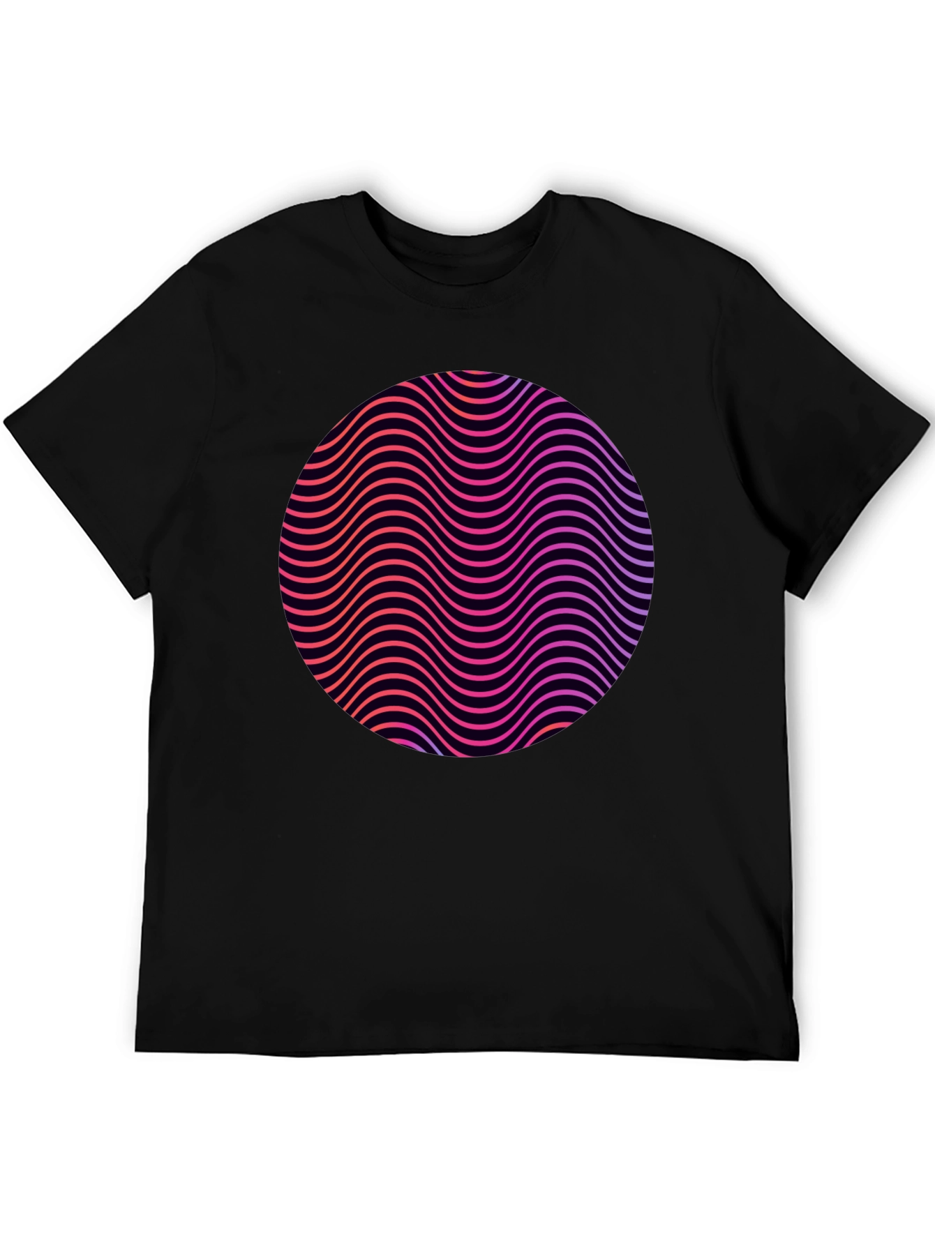 Retro Wave Circle Graphic Tee