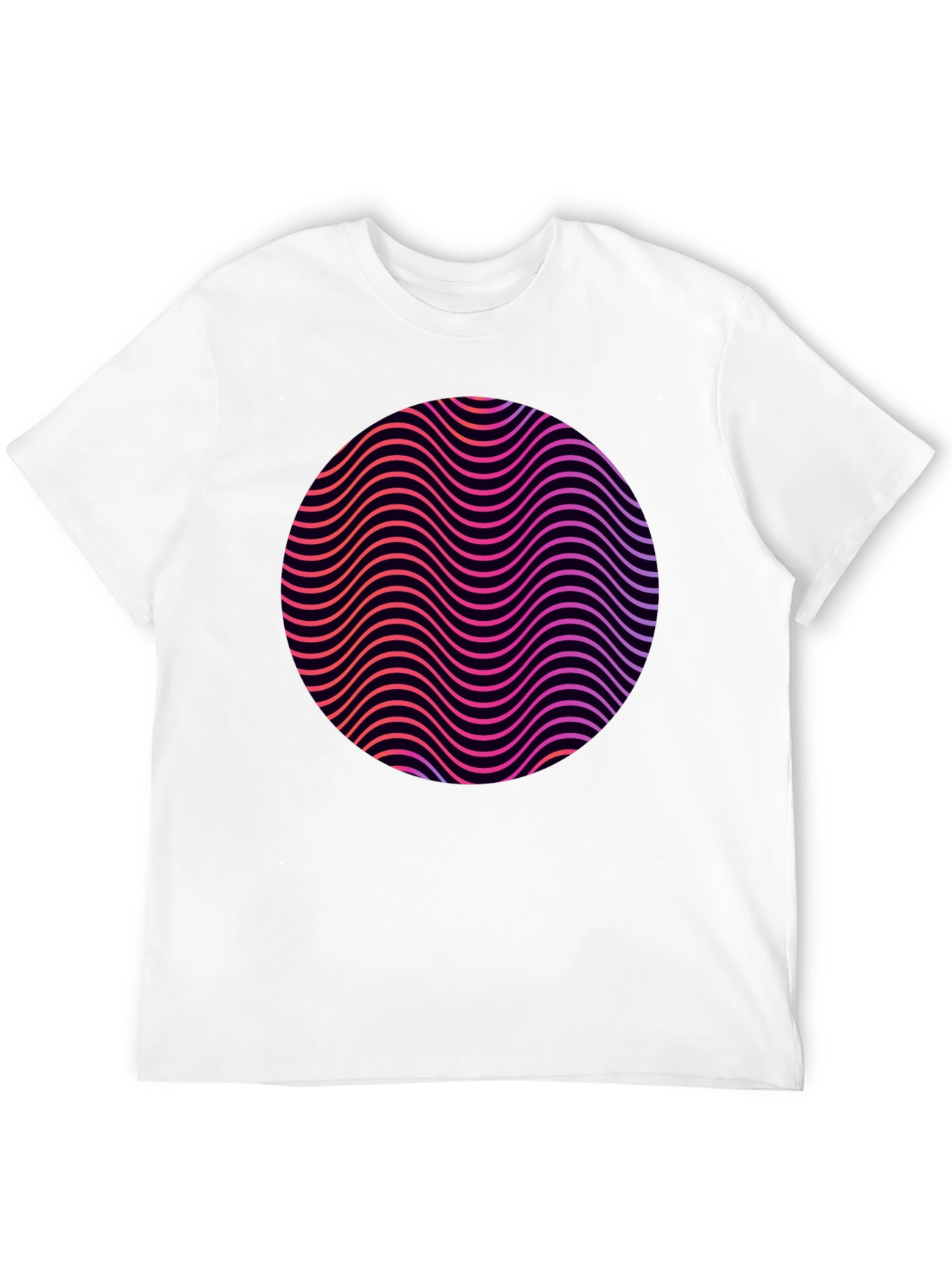 Retro Wave Circle Graphic Tee