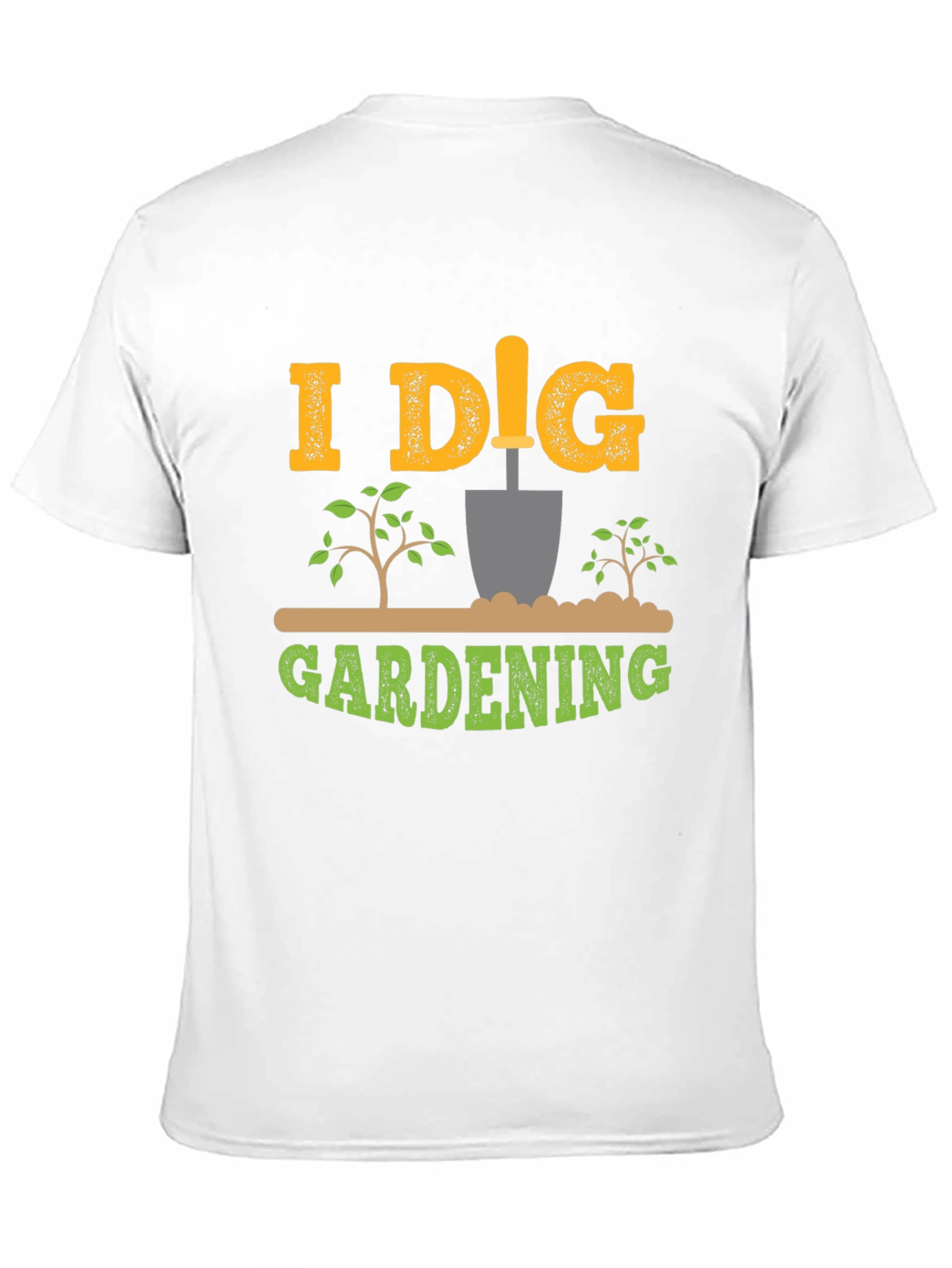 I Dig Gardening Black T-Shirt Gardener Tee