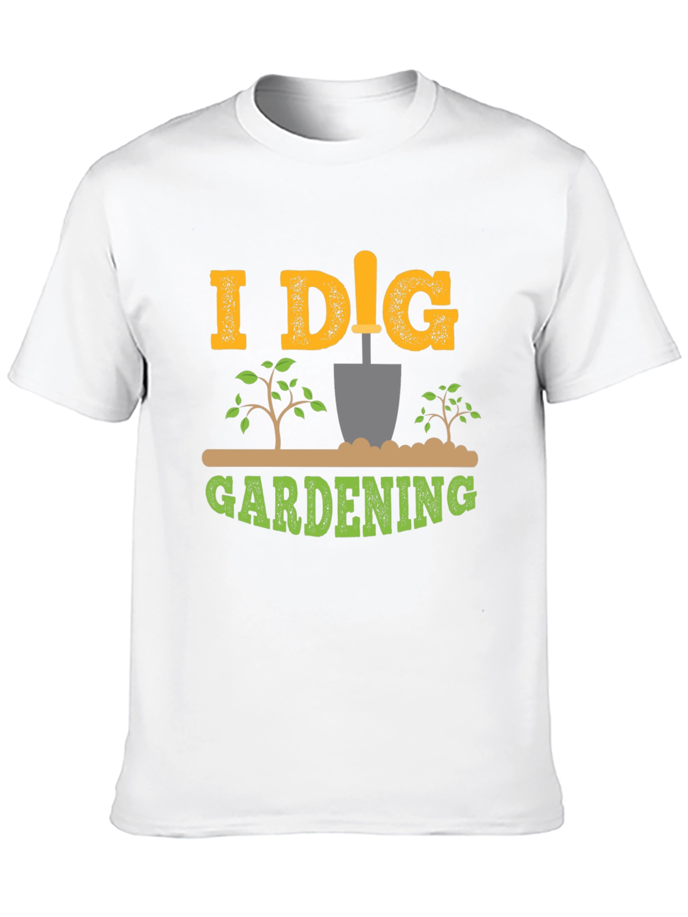 I Dig Gardening Black T-Shirt Gardener Tee