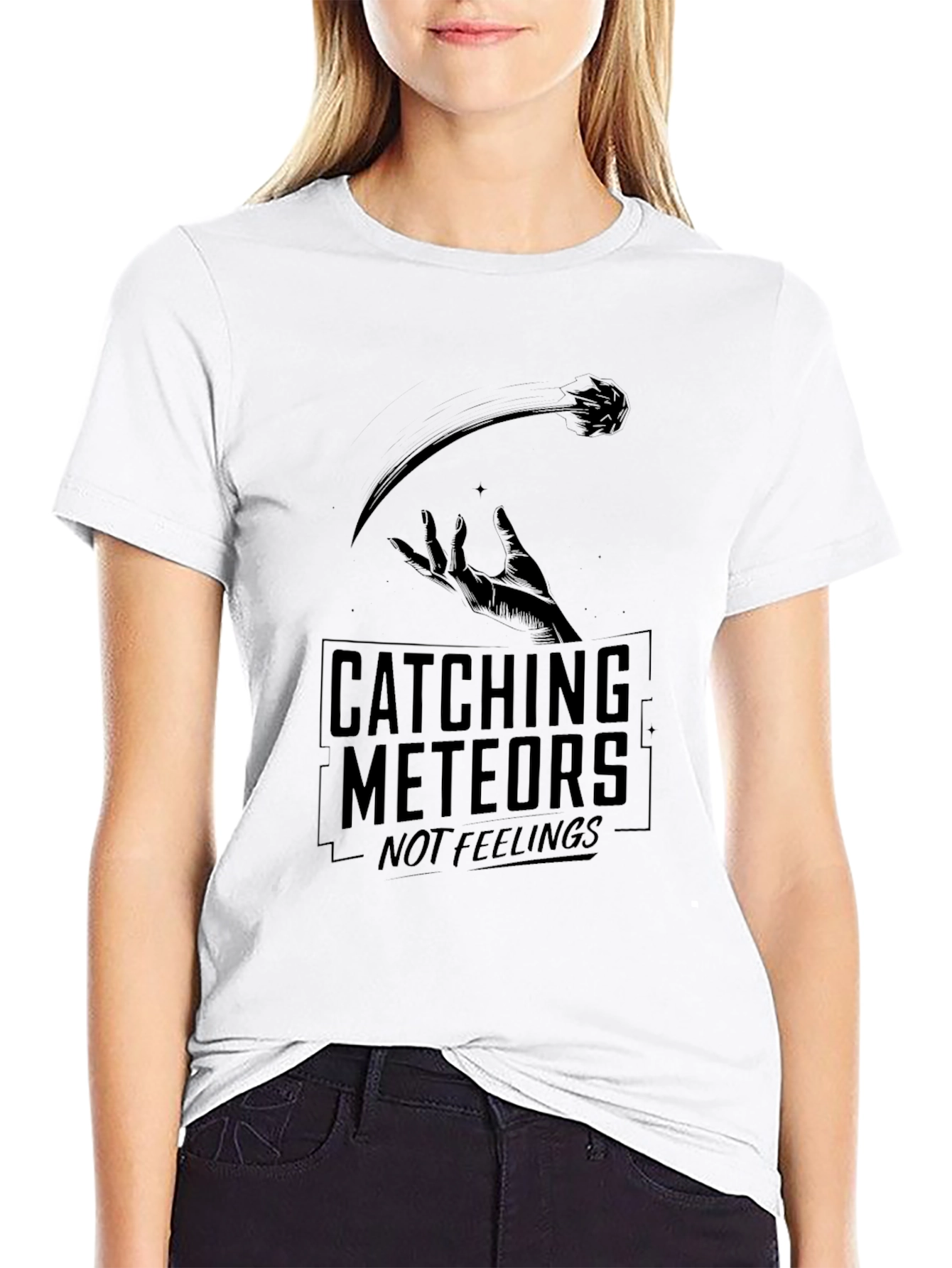Catching Meteors T-Shirt - Dark Graphic Tee