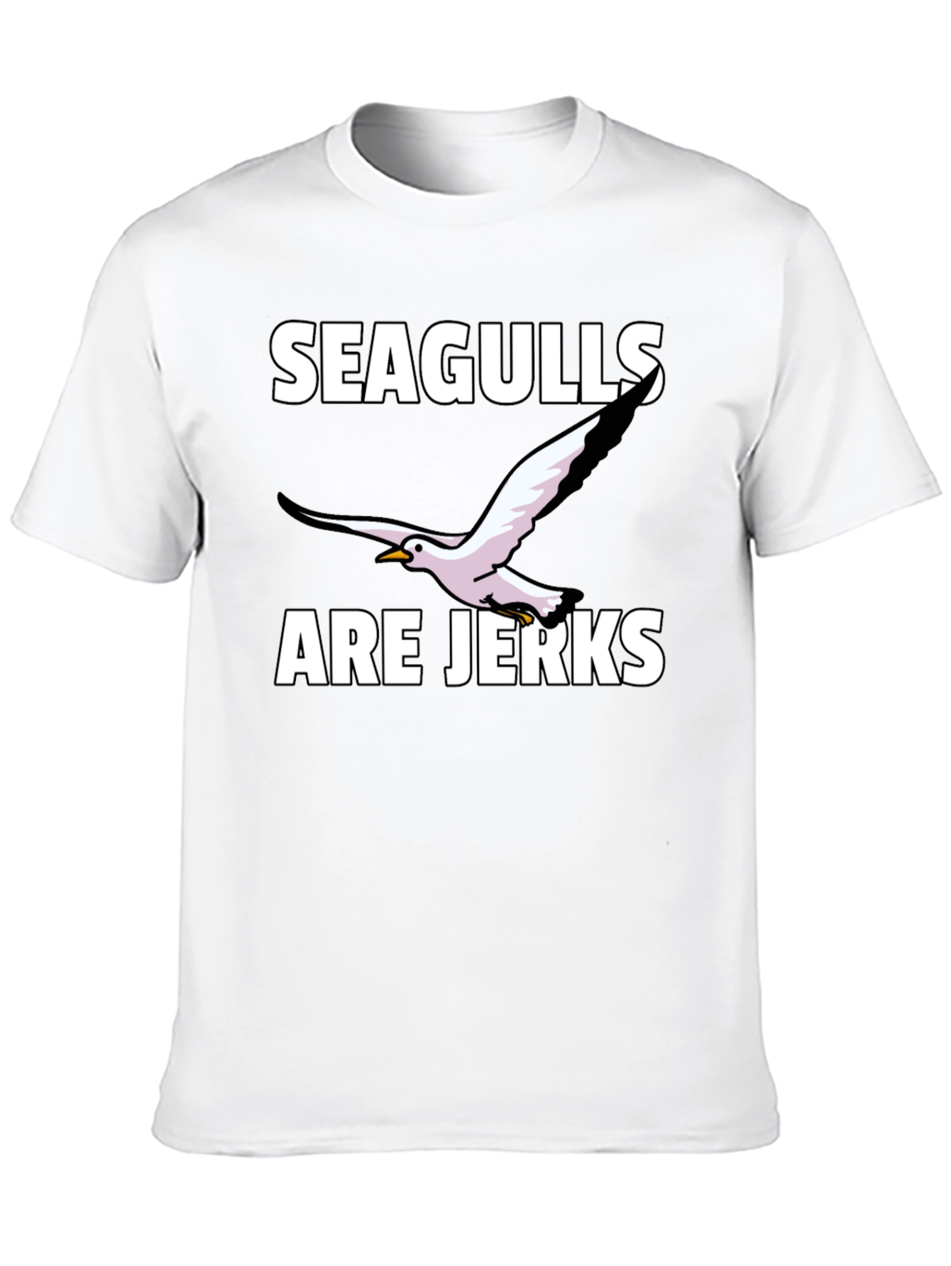 Seagulls Are Jerks Graphic Tee