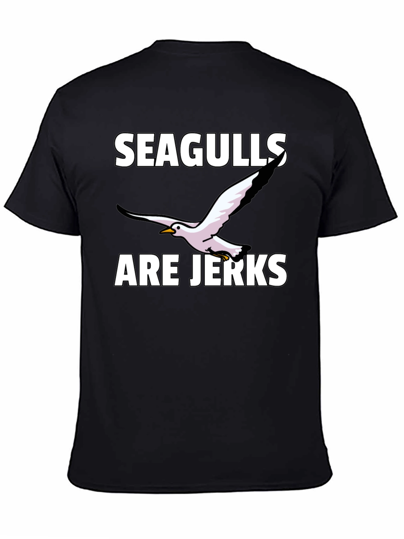 Seagulls Are Jerks Graphic Tee
