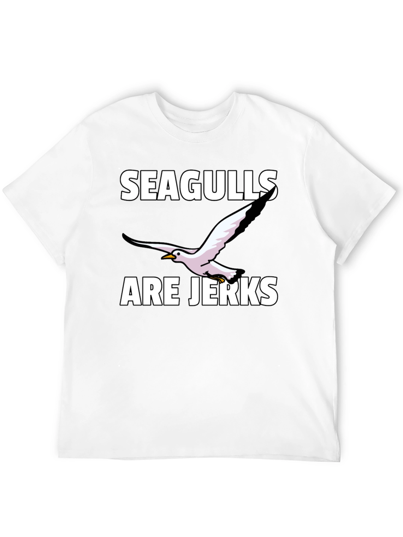 Seagulls Are Jerks Graphic Tee