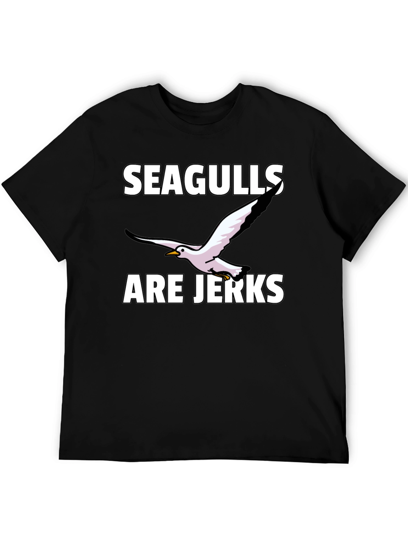 Seagulls Are Jerks Graphic Tee