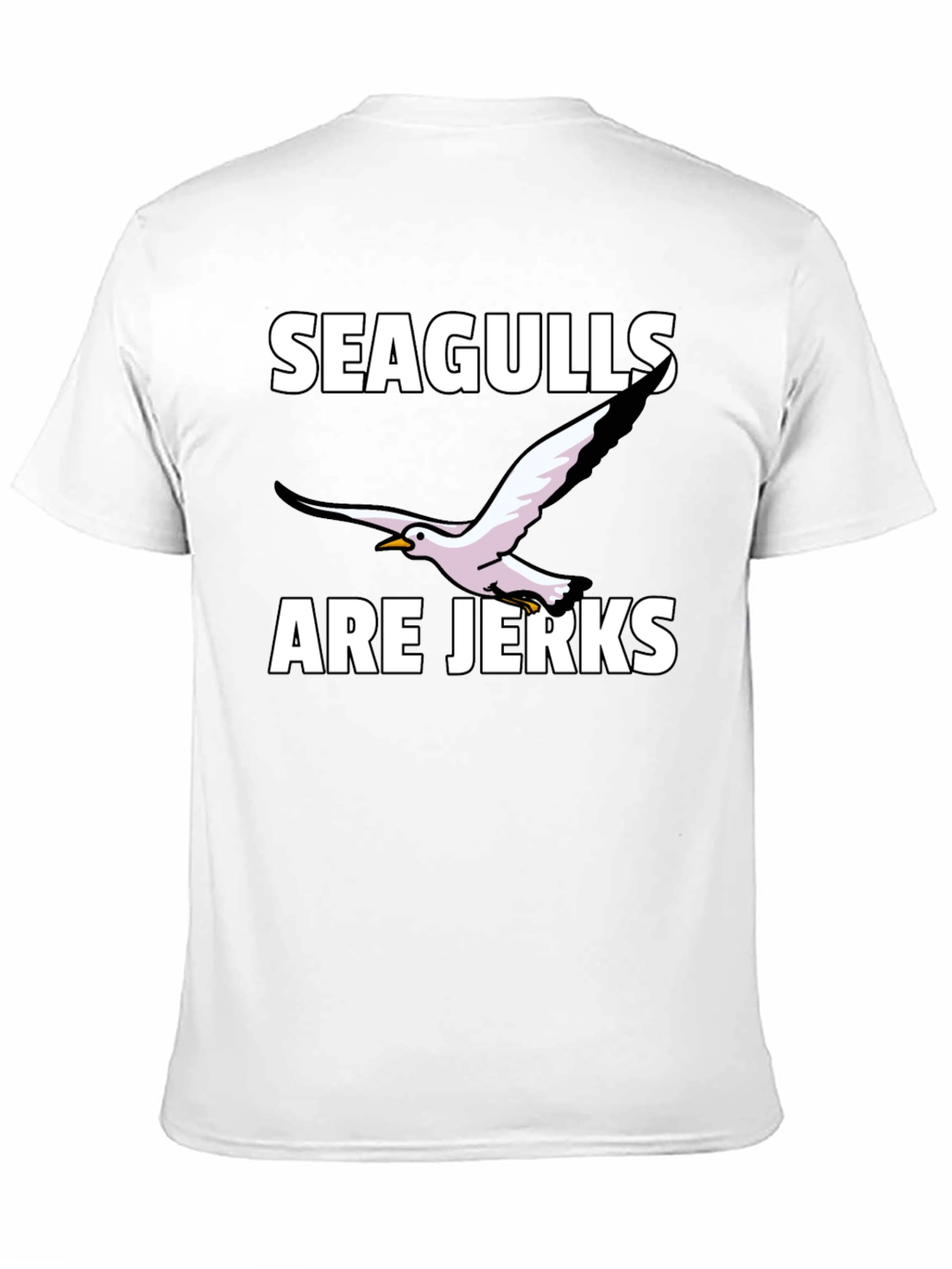 Seagulls Are Jerks Graphic Tee