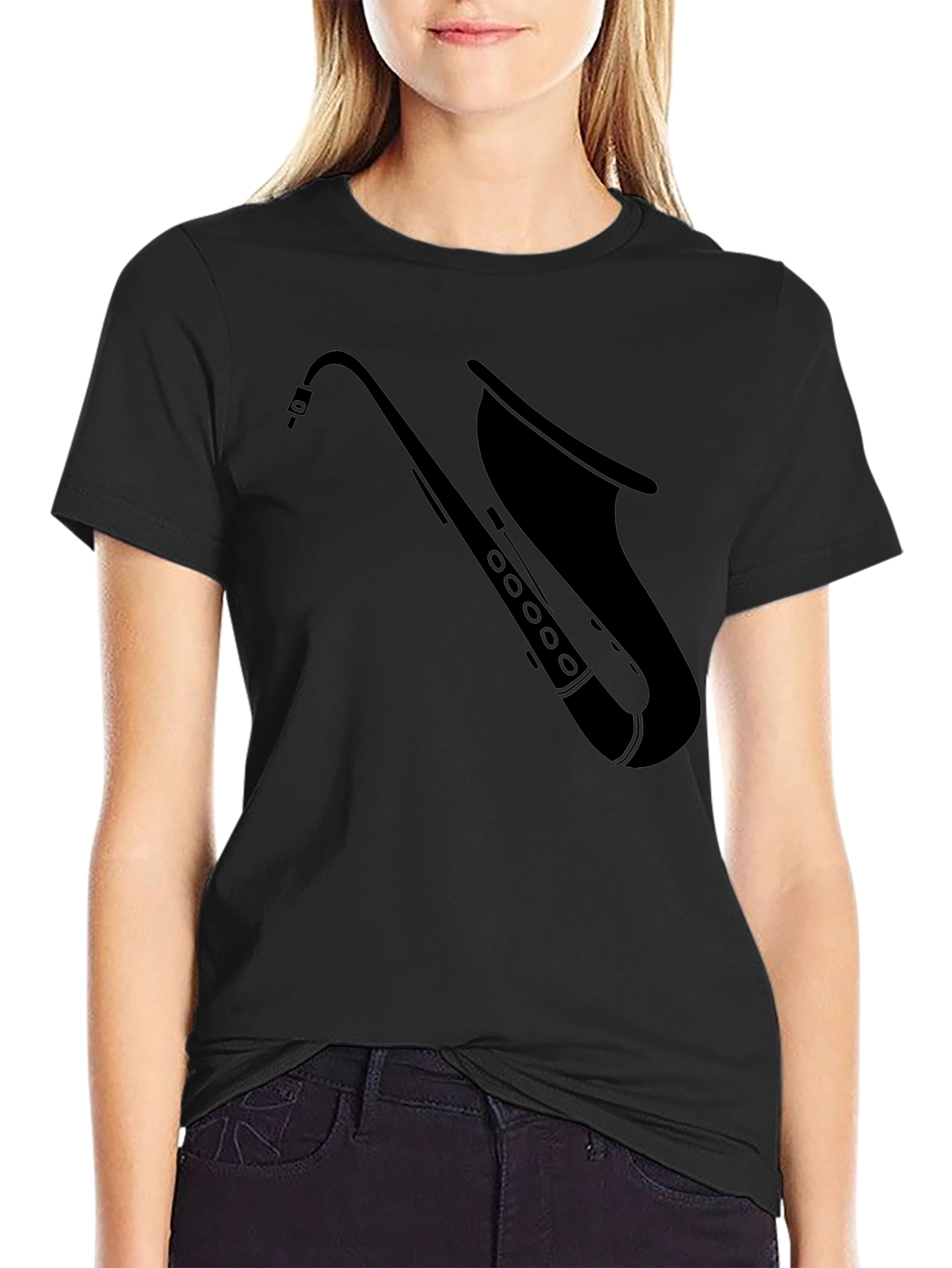 Saxophone Graphic T-Shirt - Classic Music Tee