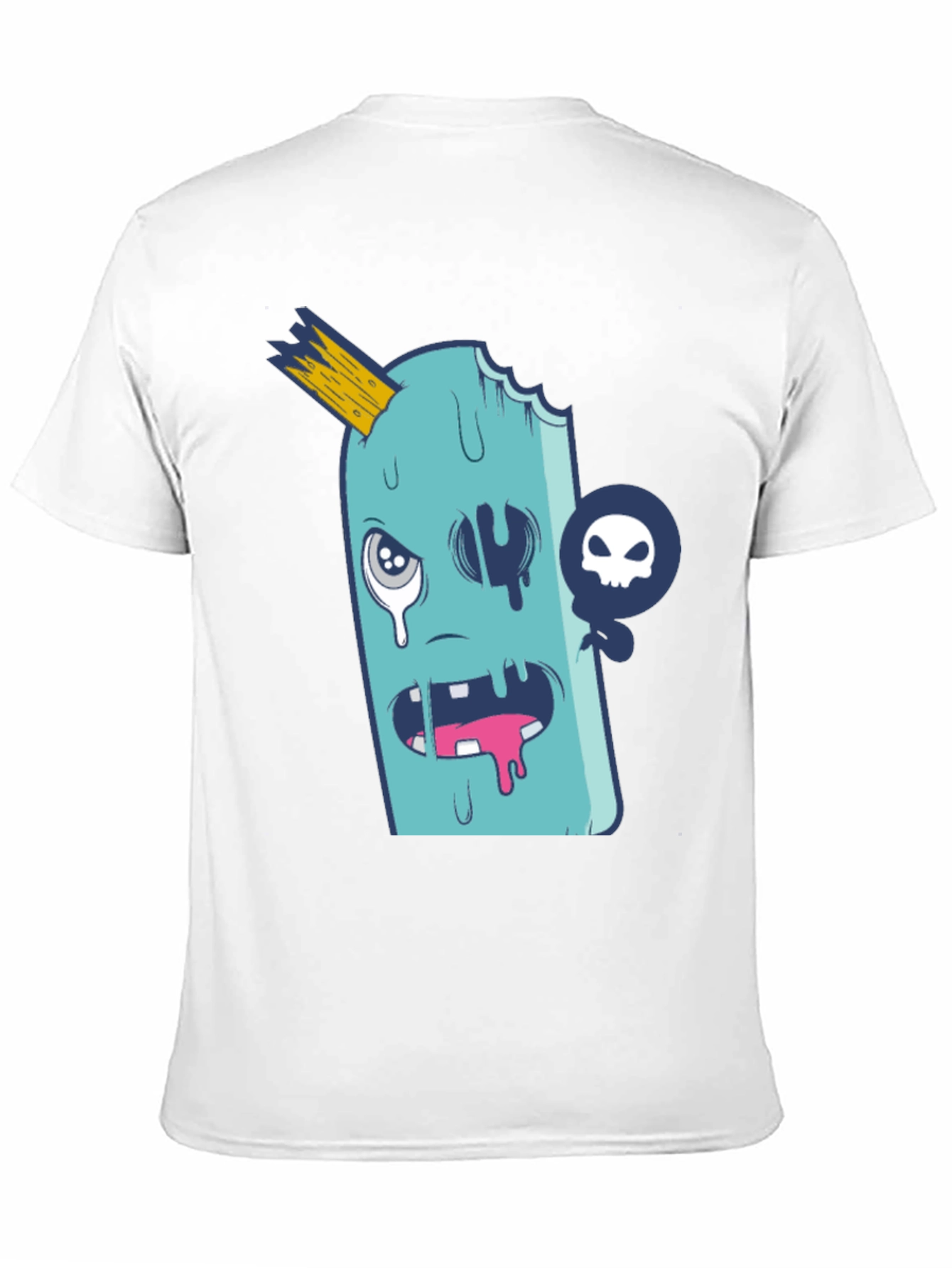 Funny Ice Cream Monster Graphic T-Shirt
