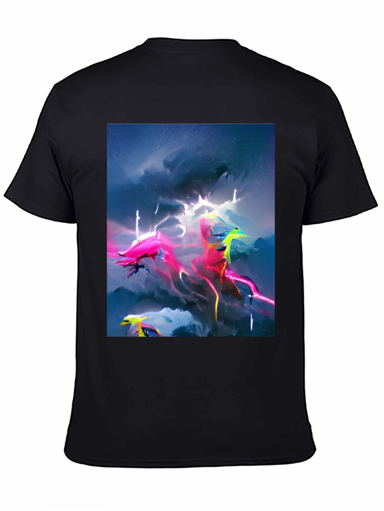 Electric Sky Graphic Tee - Vibrant Style