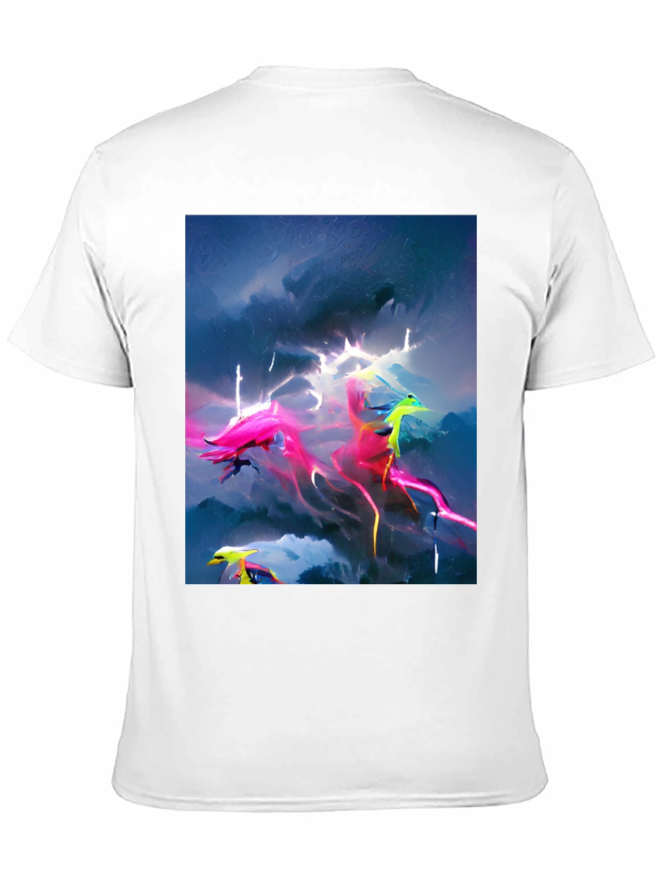 Electric Sky Graphic Tee - Vibrant Style