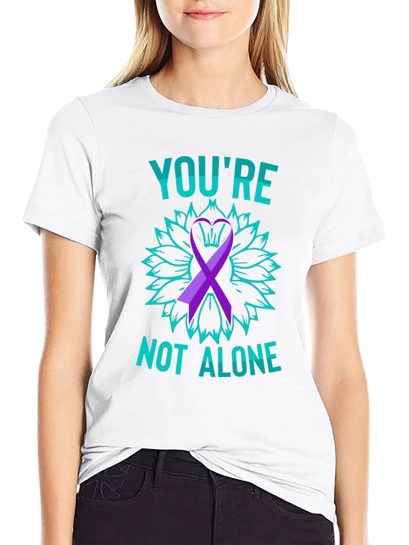 Youre Not Alone Mental Health Awareness T-Shirt