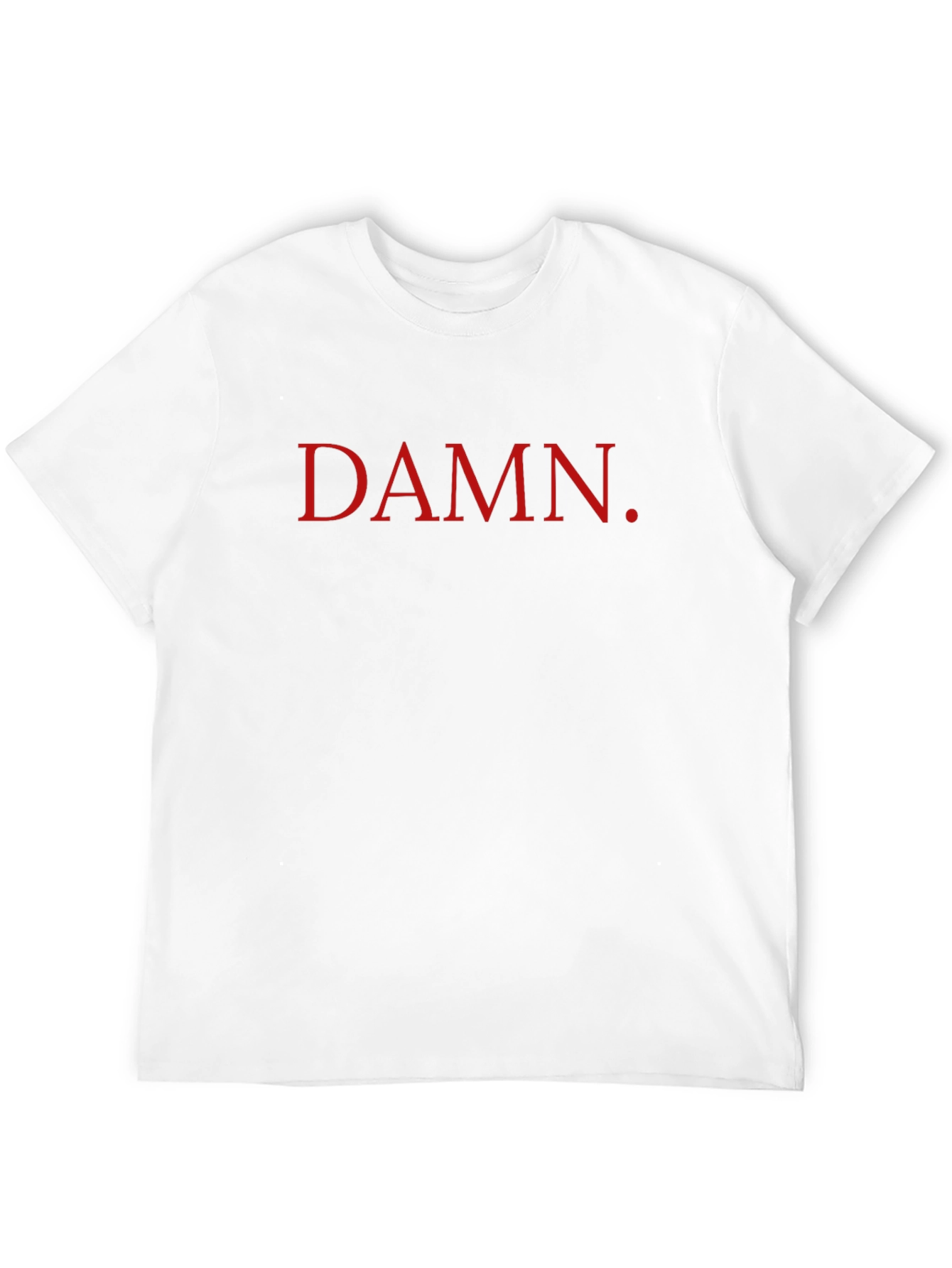DAMN. Graphic Tee - Black Crew Neck T-Shirt
