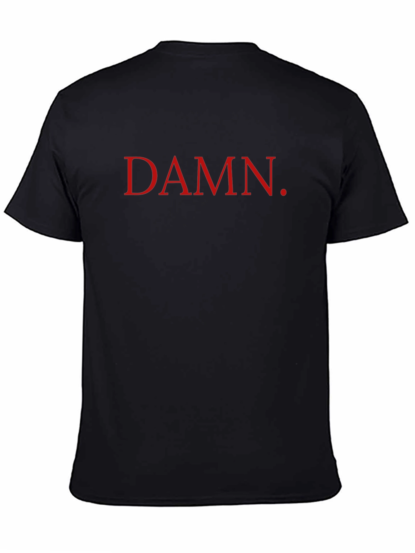 DAMN. Graphic Tee - Black Crew Neck T-Shirt